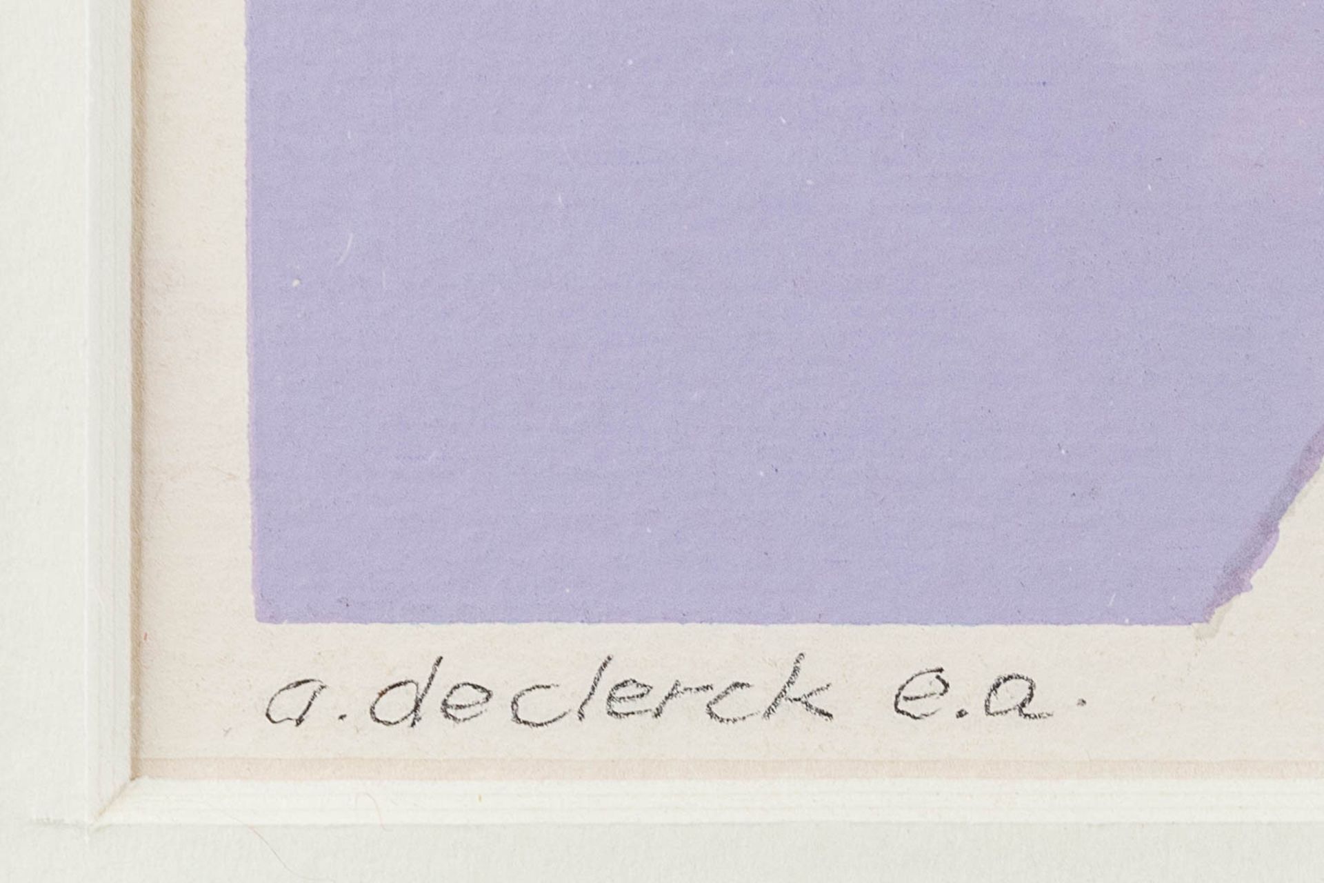 Antoon DE CLERCK (1923-2001) 'Coux et Bigaroque-Dordogne' A lithography, marked Epreuve D'artiste. - Bild 4 aus 6