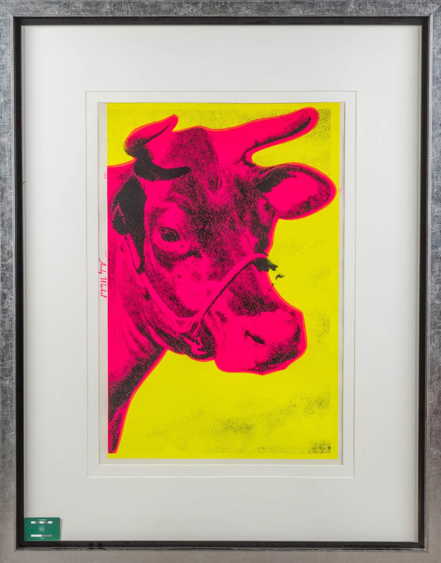 Andy WARHOL (1928-1987) 'Pink Cow', a lithography. (W:54 x H:84 cm) - Bild 2 aus 7