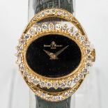 Baume et Mercier, a ladies wristwatch made of 18-karat yellow gold and 44 diamonds. 16,96g.