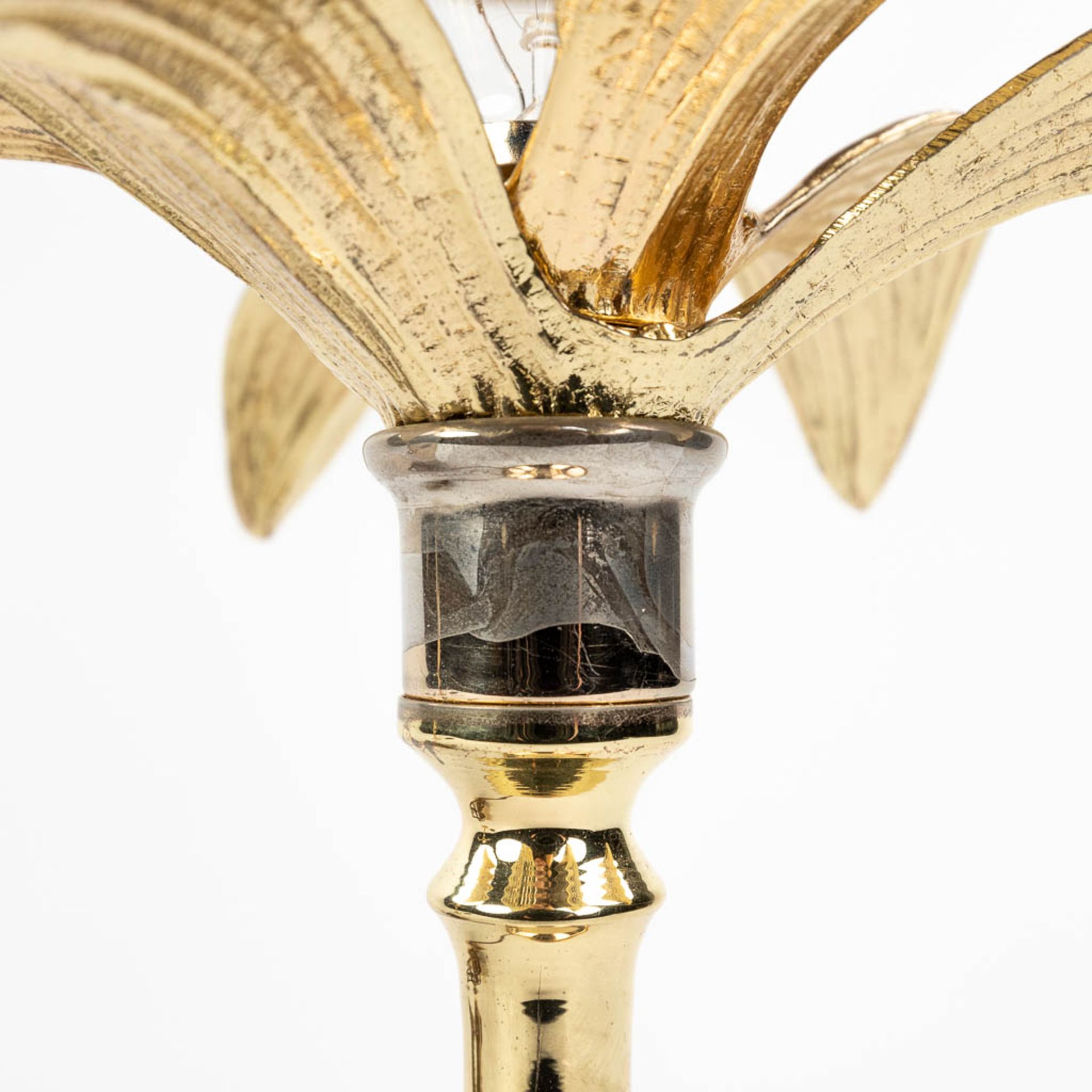 A pair of table lamps in the shape of a palm tree (H:25,5 x D:22 cm) - Image 7 of 14