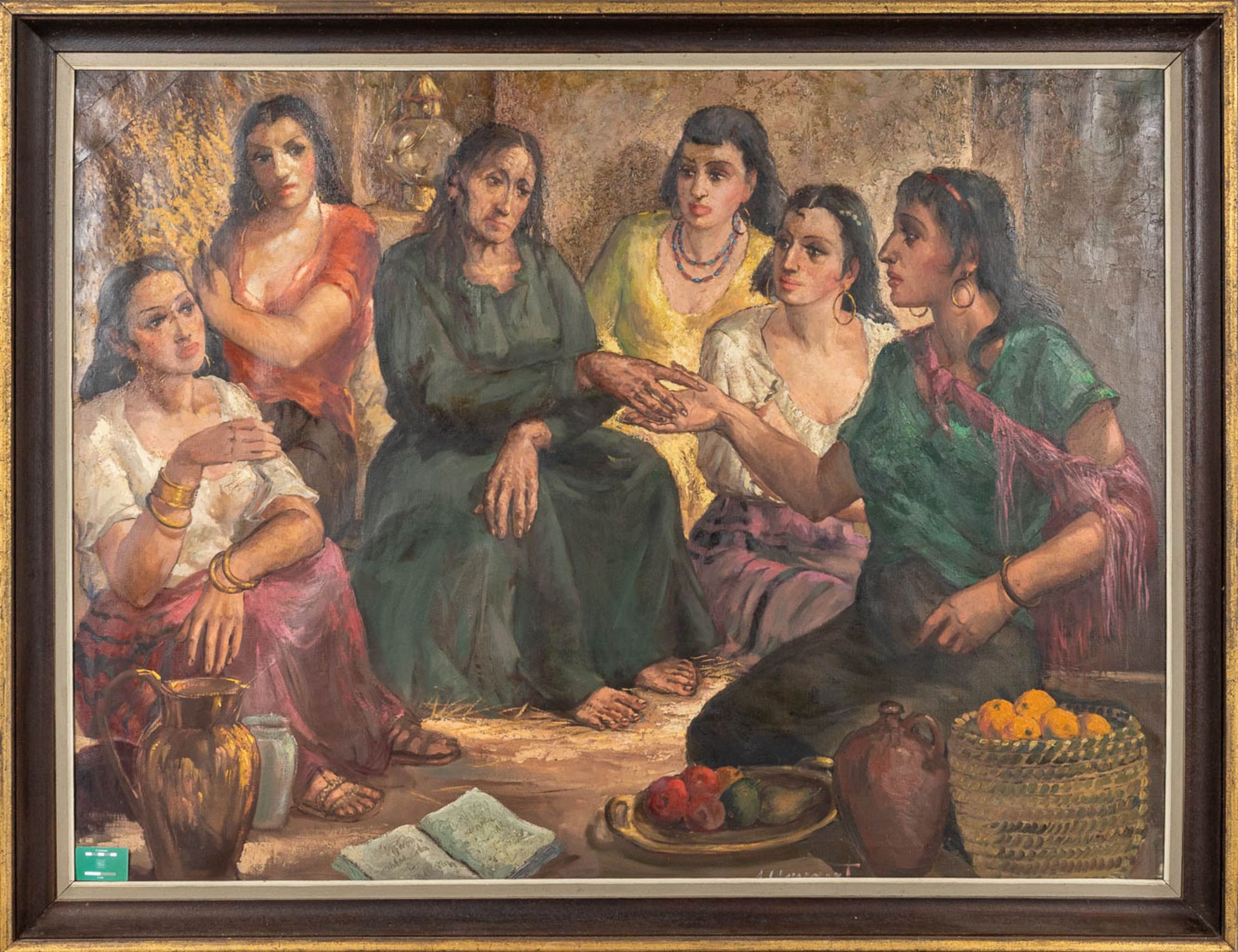 Alidor GEVAERT (1911-1997) 'Les Femmes' oil on canvas. (W:176 x H:130 cm) - Image 4 of 11