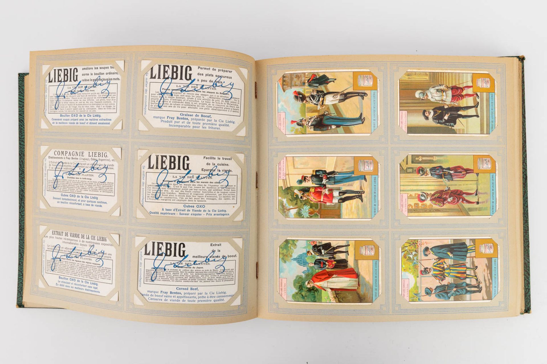 A collection of 6 books with cards by 'Chromos Liebig'. (W:30 x H:29 cm) - Image 17 of 31