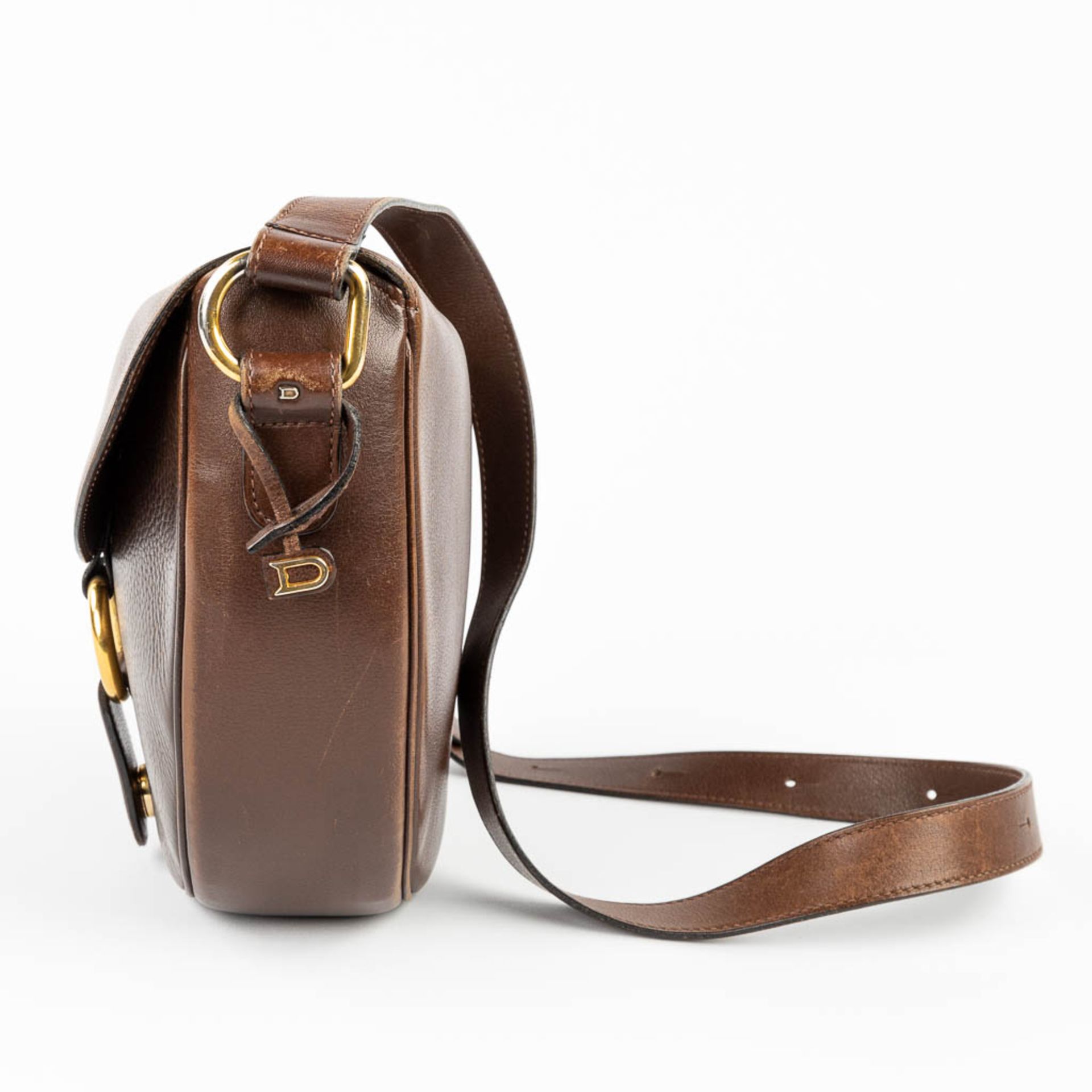 Delvaux, a handbag made of brown leather with gold-plated elements. (W:28 x H:23 cm) - Bild 2 aus 21