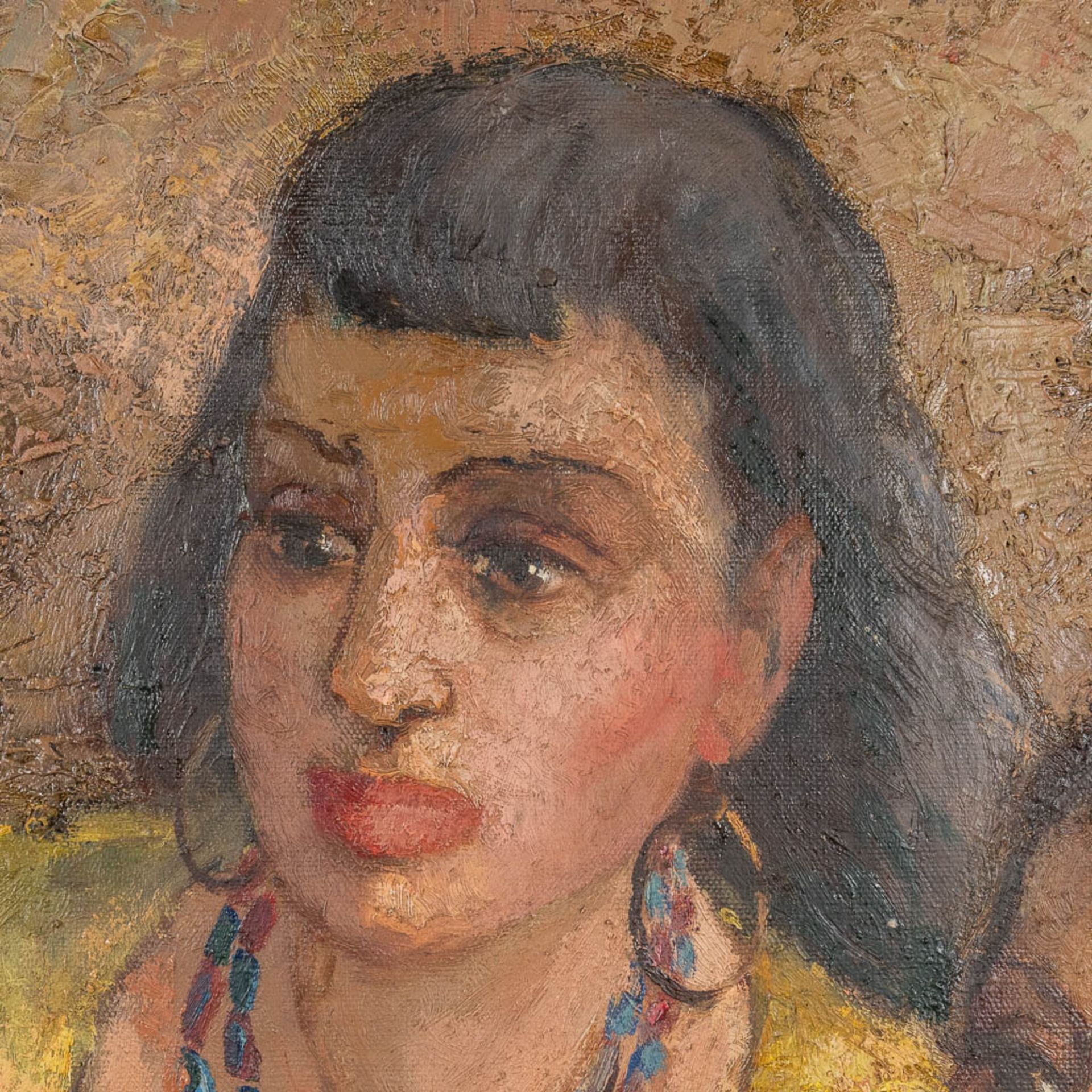 Alidor GEVAERT (1911-1997) 'Les Femmes' oil on canvas. (W:176 x H:130 cm) - Bild 7 aus 11