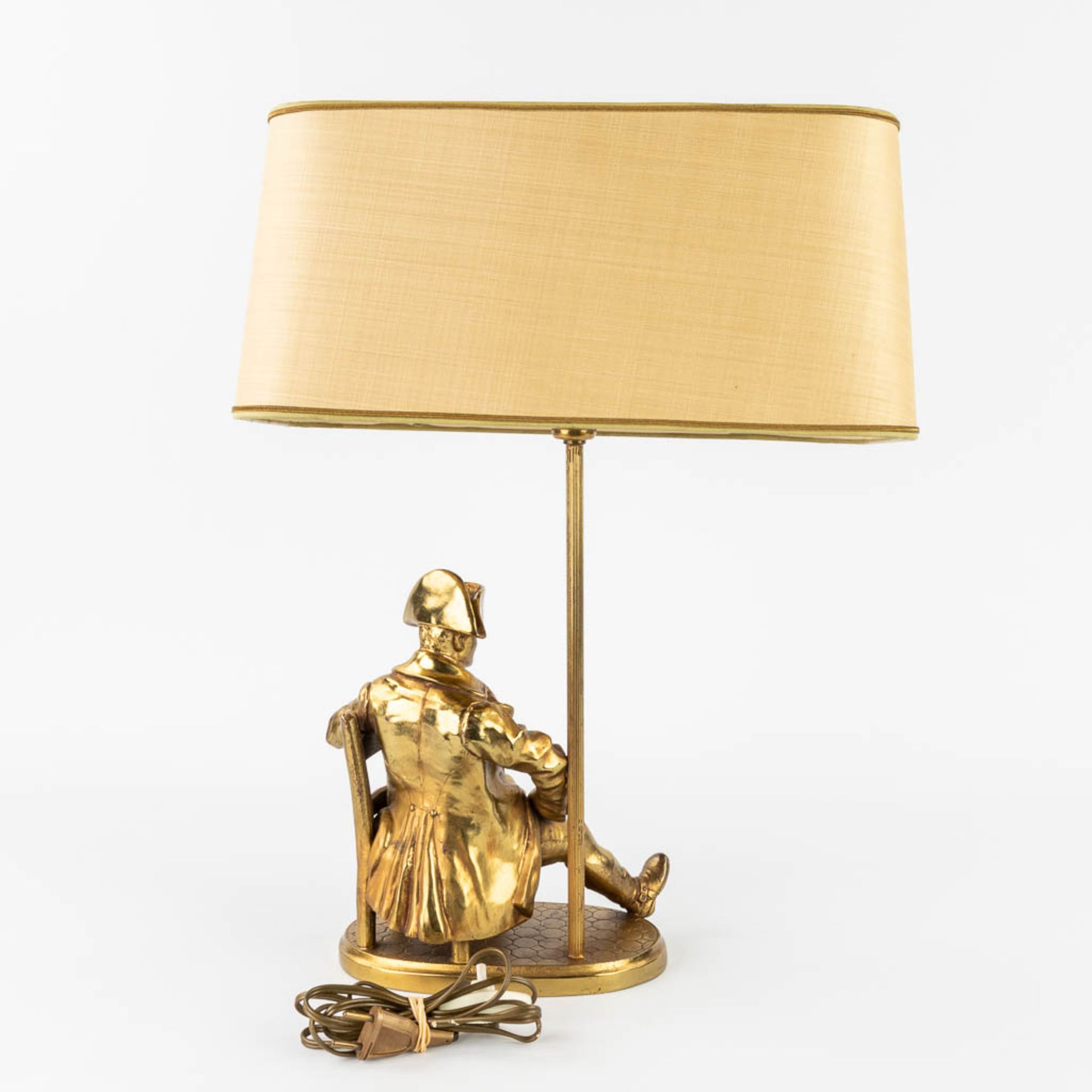A collection of 2 table lamps with statues of Napoleon Bonaparte. (H:38 cm) - Image 14 of 18