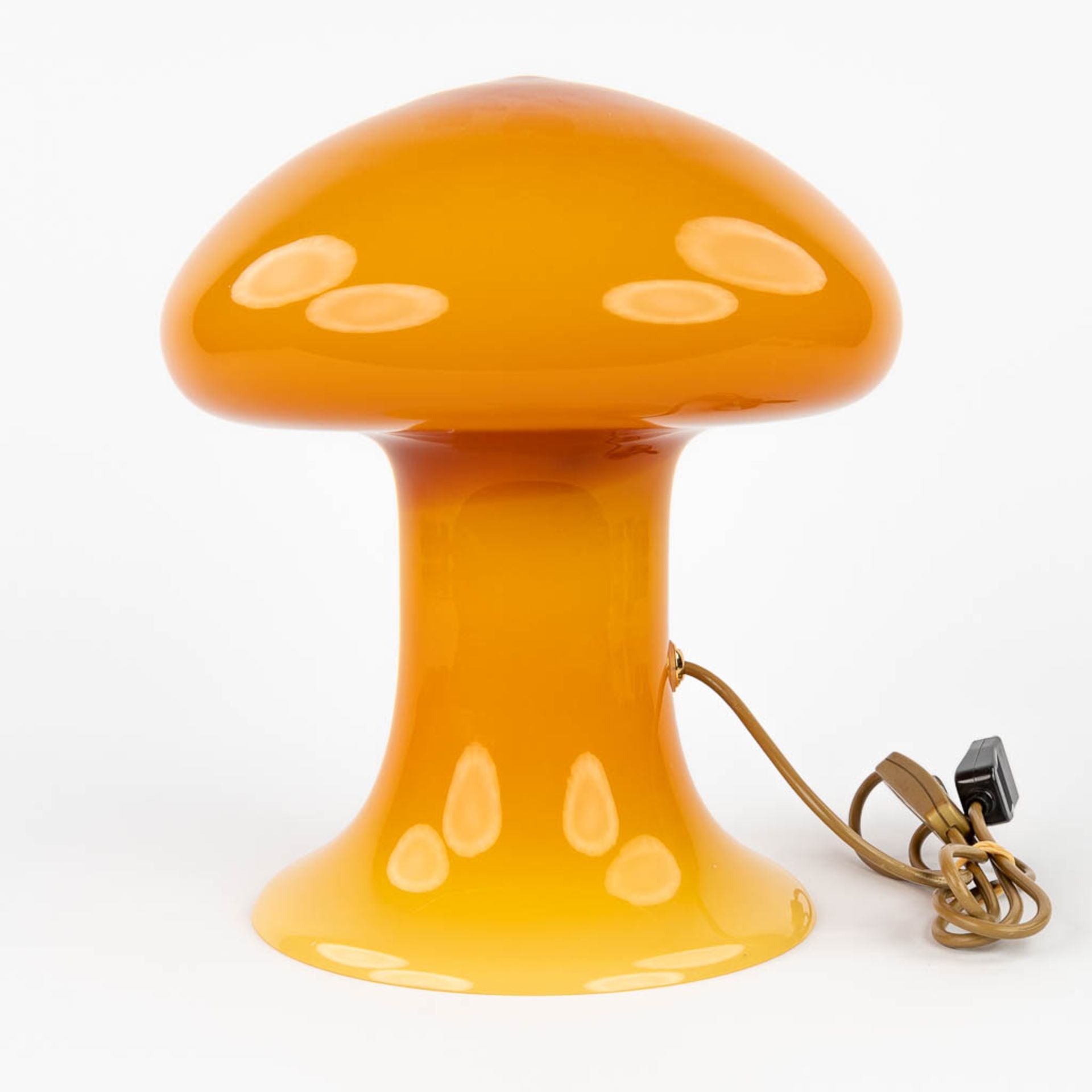 La Murrina, a lamp in the shape of a mushroom. Made in Murano. 20th C. (H:35 x D:30 cm) - Bild 6 aus 12