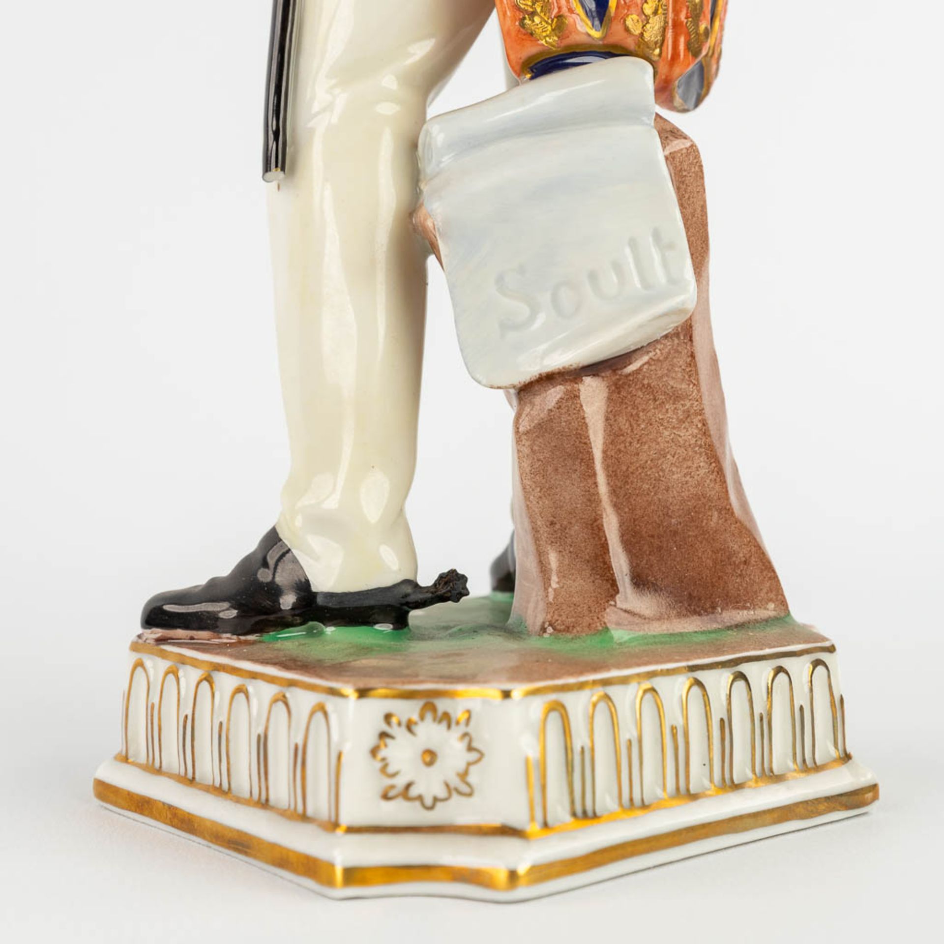 Dresden, a collection of 3 statues 'The Generals of Napoleon Bonaparte' (H:28,5 cm) - Image 16 of 16