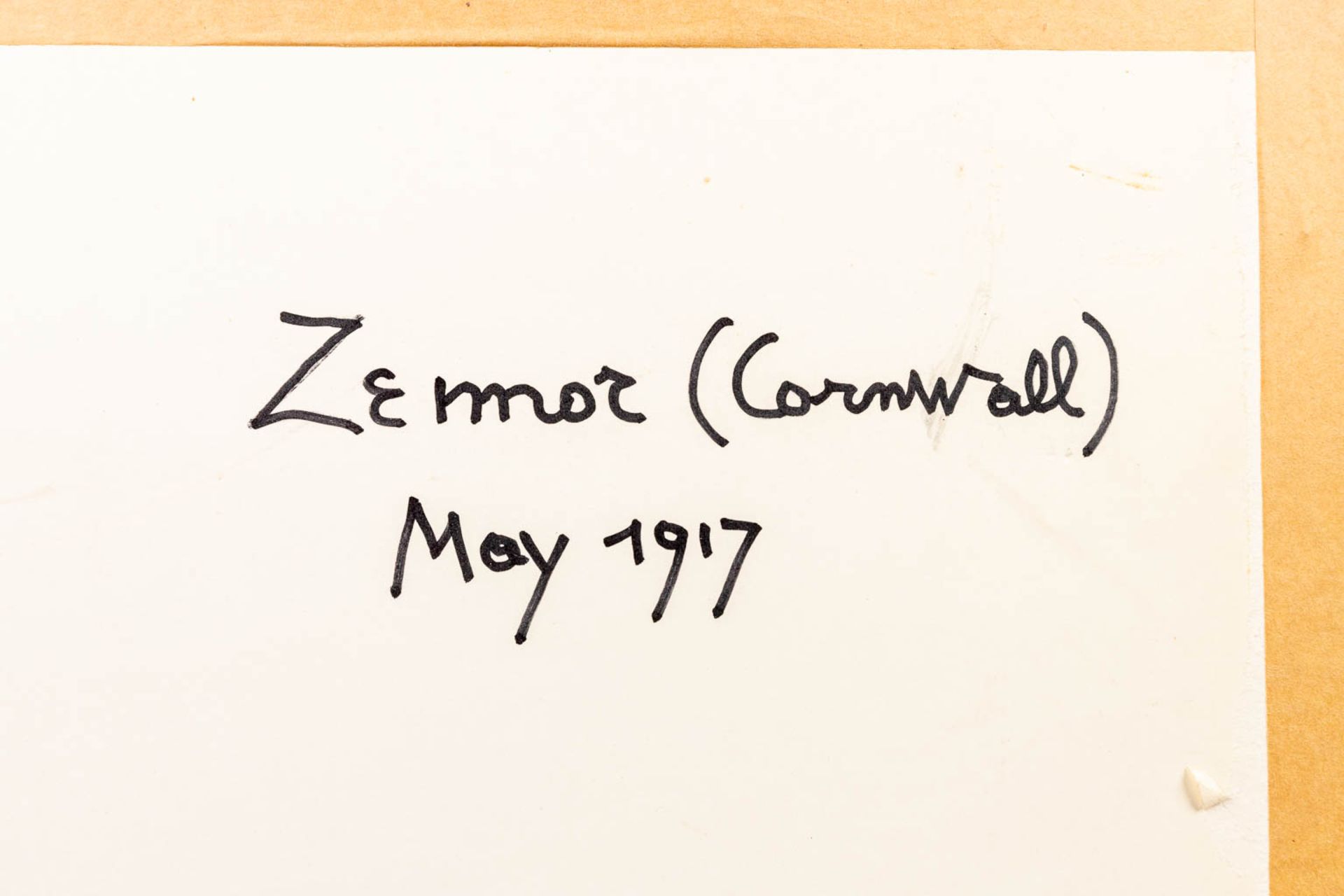 Louis Joseph RECKELBUS (1864-1958) 'Zemor Corwnall, May 1917' mixed media on paper. (W:54 x H:37 cm) - Bild 2 aus 7