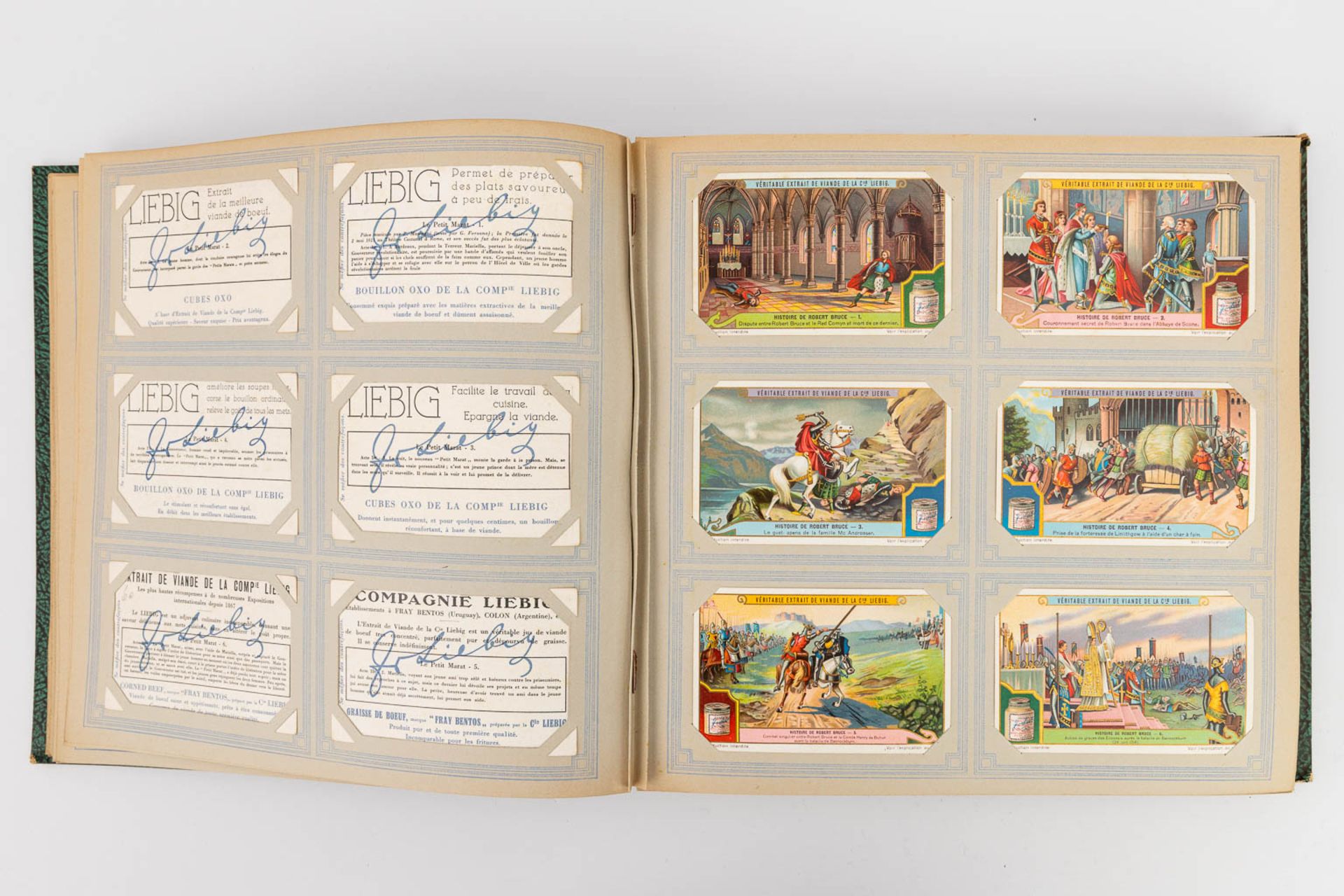 A collection of 6 books with cards by 'Chromos Liebig'. (W:30 x H:29 cm) - Image 25 of 31