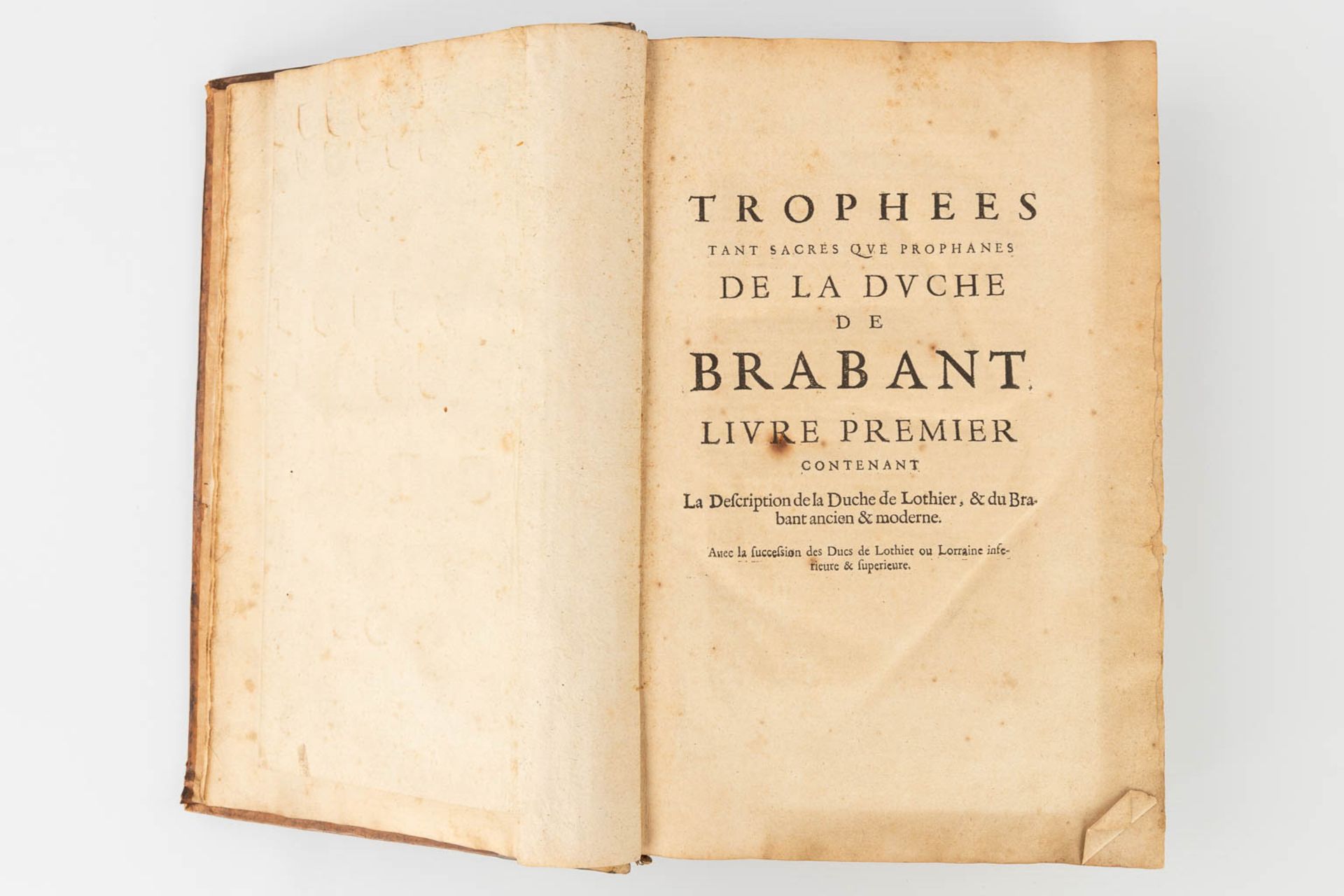 Christophe Butkens 'TrophŽes tant sacrŽs que profanes du duchŽ de Brabant' 1726 (W:22,5 x H:35 cm - Image 17 of 18