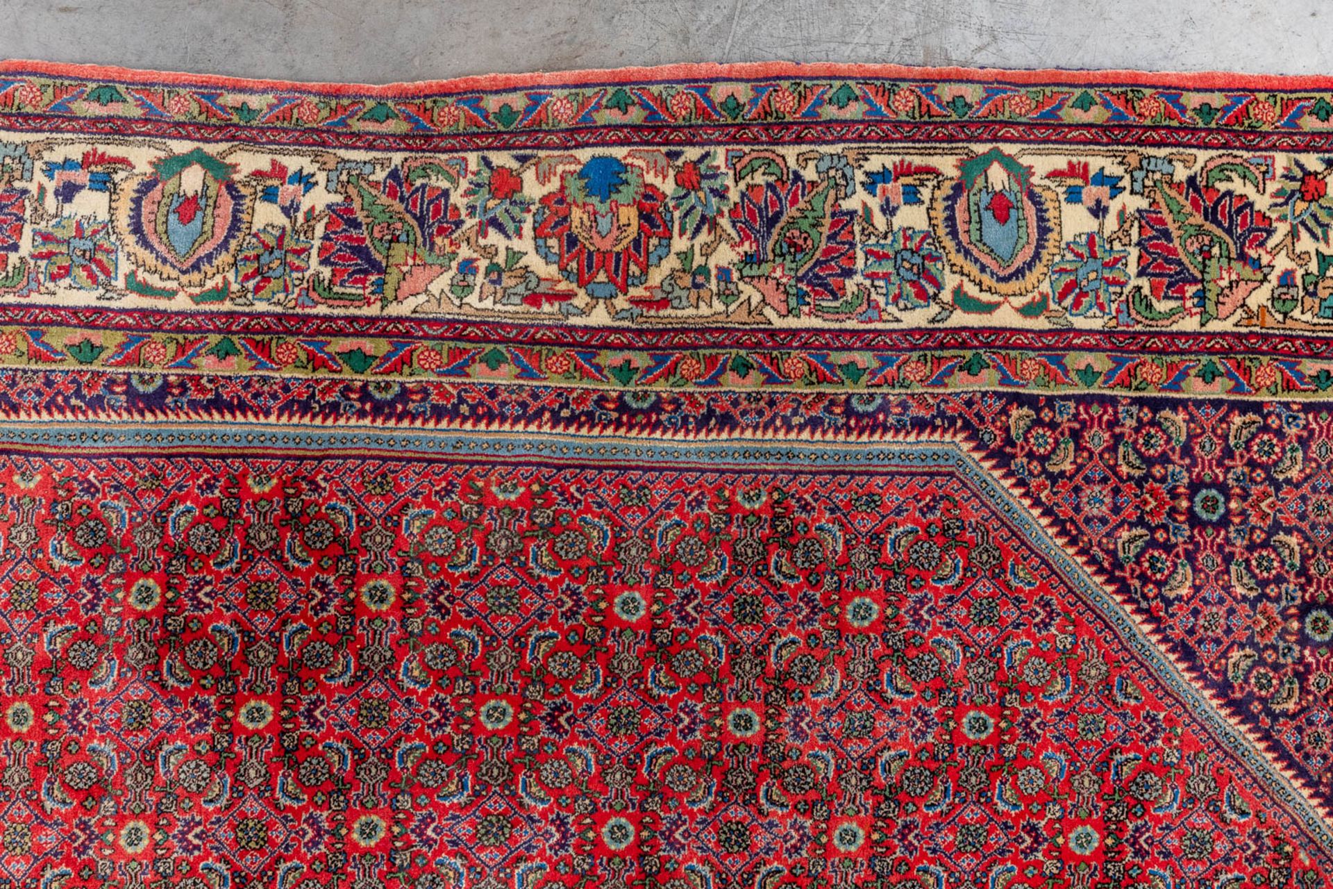 An oriental hand-made carpet, Bidjar. (L:339 x W:232 cm) - Image 6 of 8
