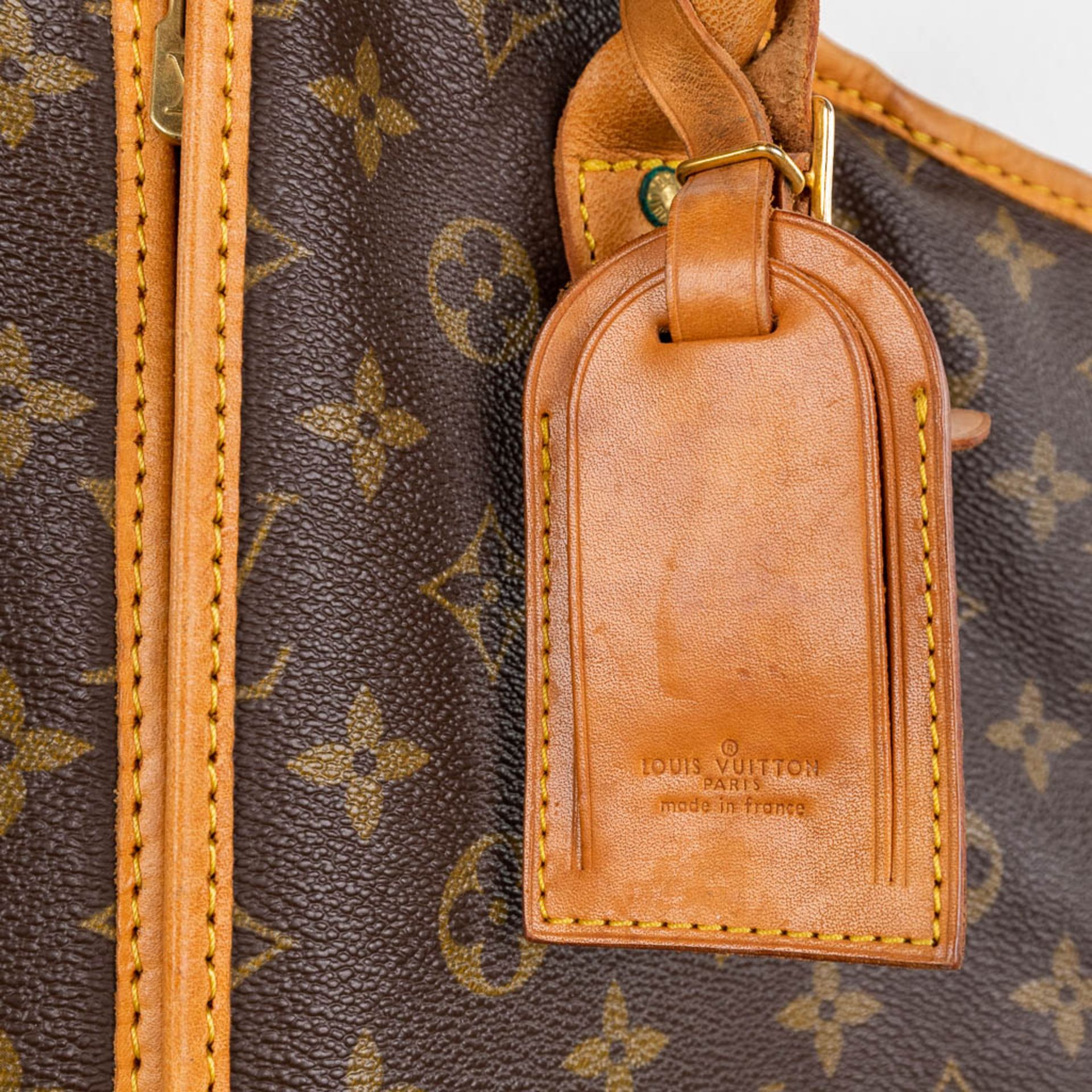 Louis Vuitton, a vintage costume storage bag made of leather. (H:123 cm) - Image 3 of 18