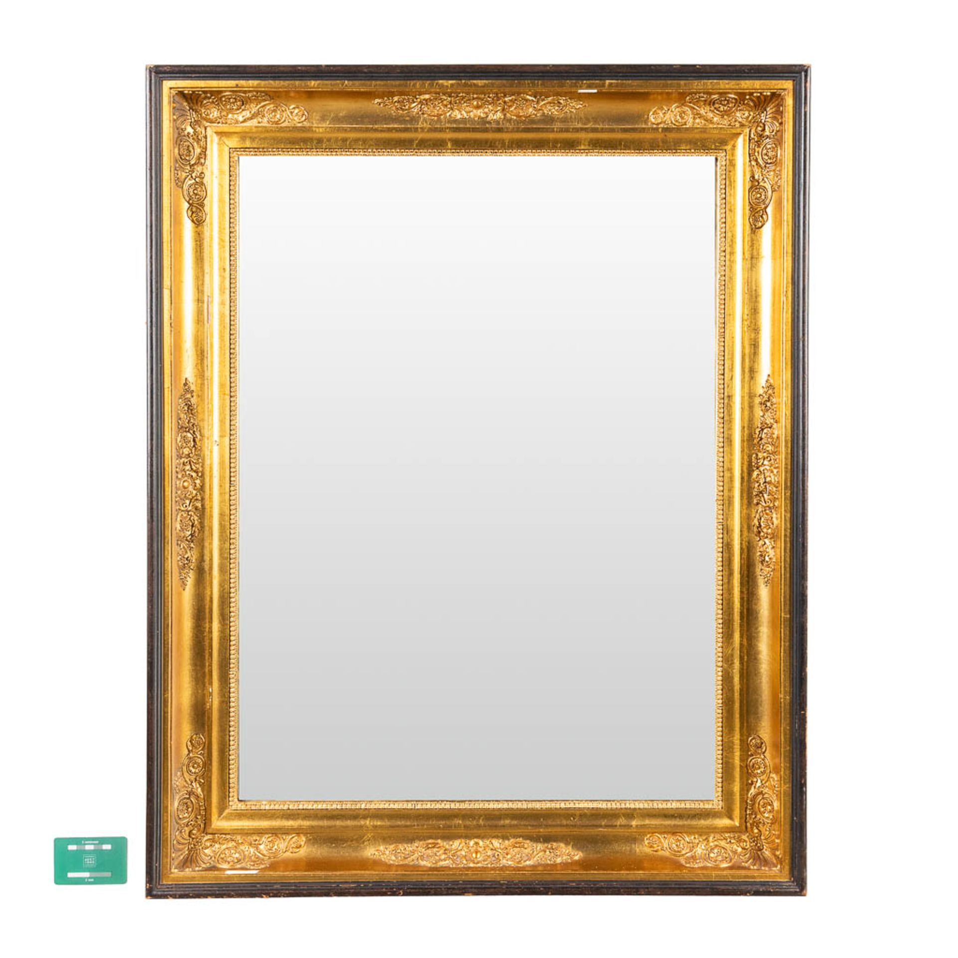 A mirror framed in an empire frame. (W:74 x H:94 cm) - Bild 2 aus 11