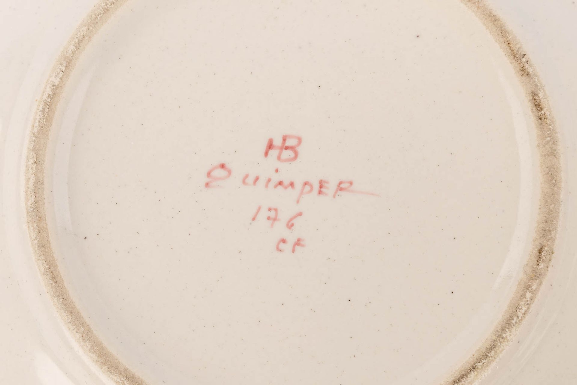 Quimper, coffee and tea service. (W:24 x H:28 cm) - Image 14 of 25