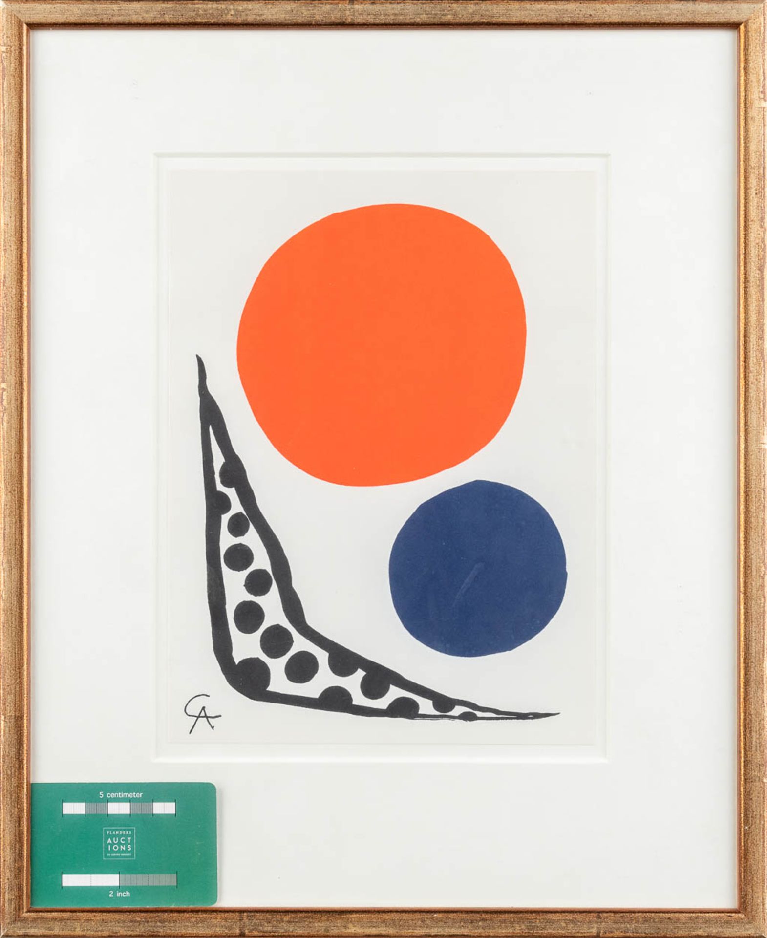 Alexander CALDER (1898-1976) 'Compositie' a lithograph, 1965. (W: 19 x H: 25 cm) - Image 2 of 6