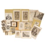 A collection of engravings and etchings, 17th and 18th century.