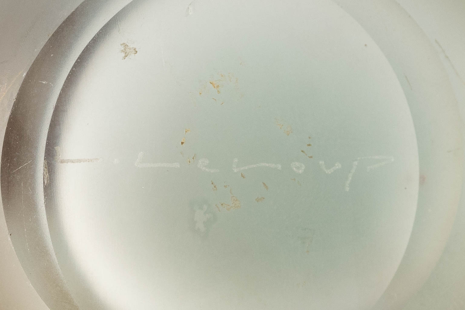 Louis LELOUP (1929) 'Vase', pate de verre glass. (H: 24,5 x D: 15 cm) - Image 11 of 15