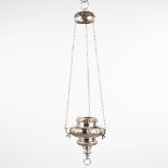 An antique 'Eternal Light', silver, Amsterdam, The Netherlands. 18th C. Gross weight: 1,222 kg. (H: