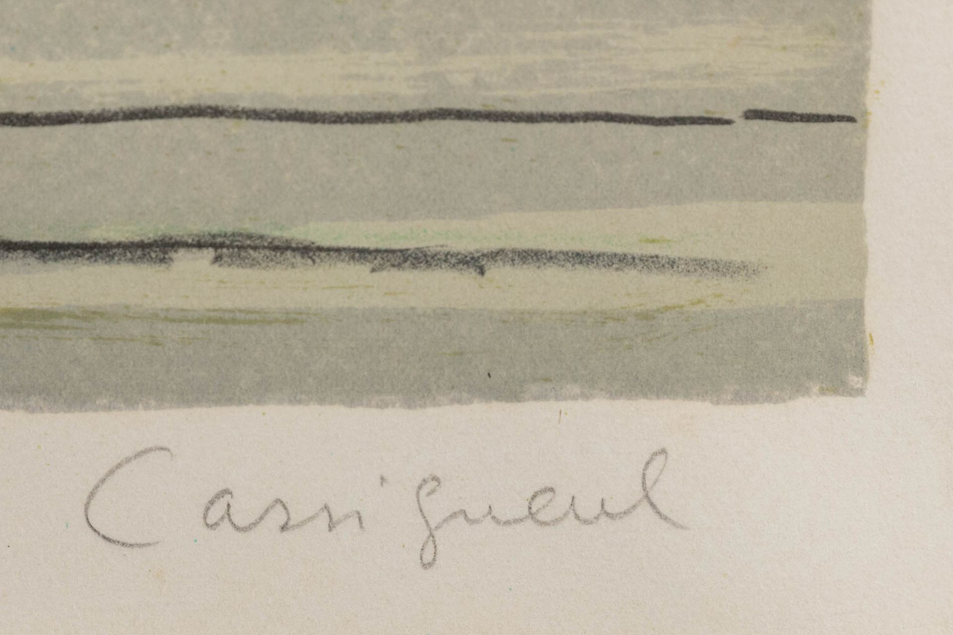 Jean-Pierre CASSIGNEUL (1935) A lithograph, 150/150. (W: 53 x H: 74 cm) - Image 5 of 5