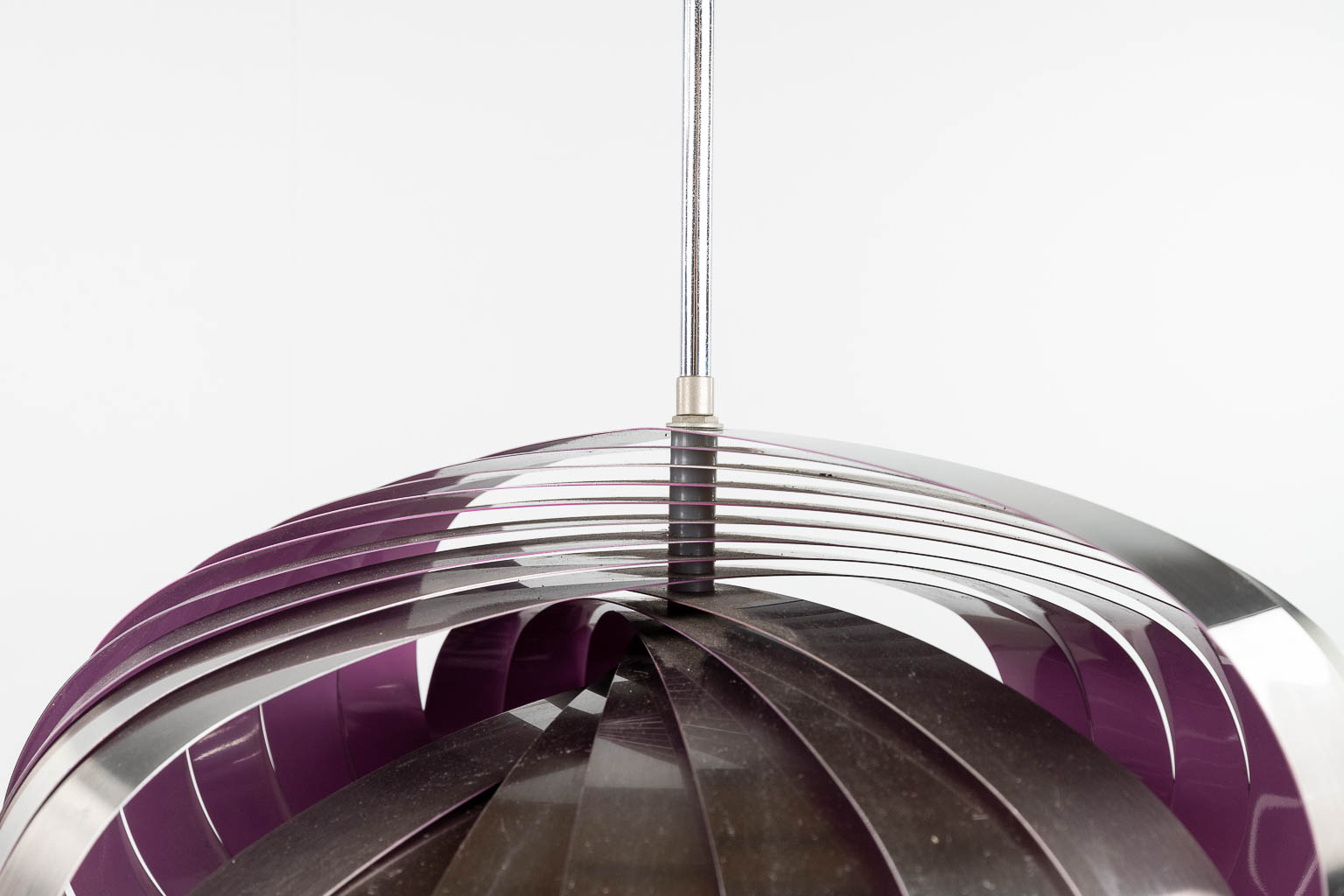 Henri MATHIEU (XX) 'Pendant light' metal, circa 1970. (W: 40 x H: 45 cm) - Image 5 of 8