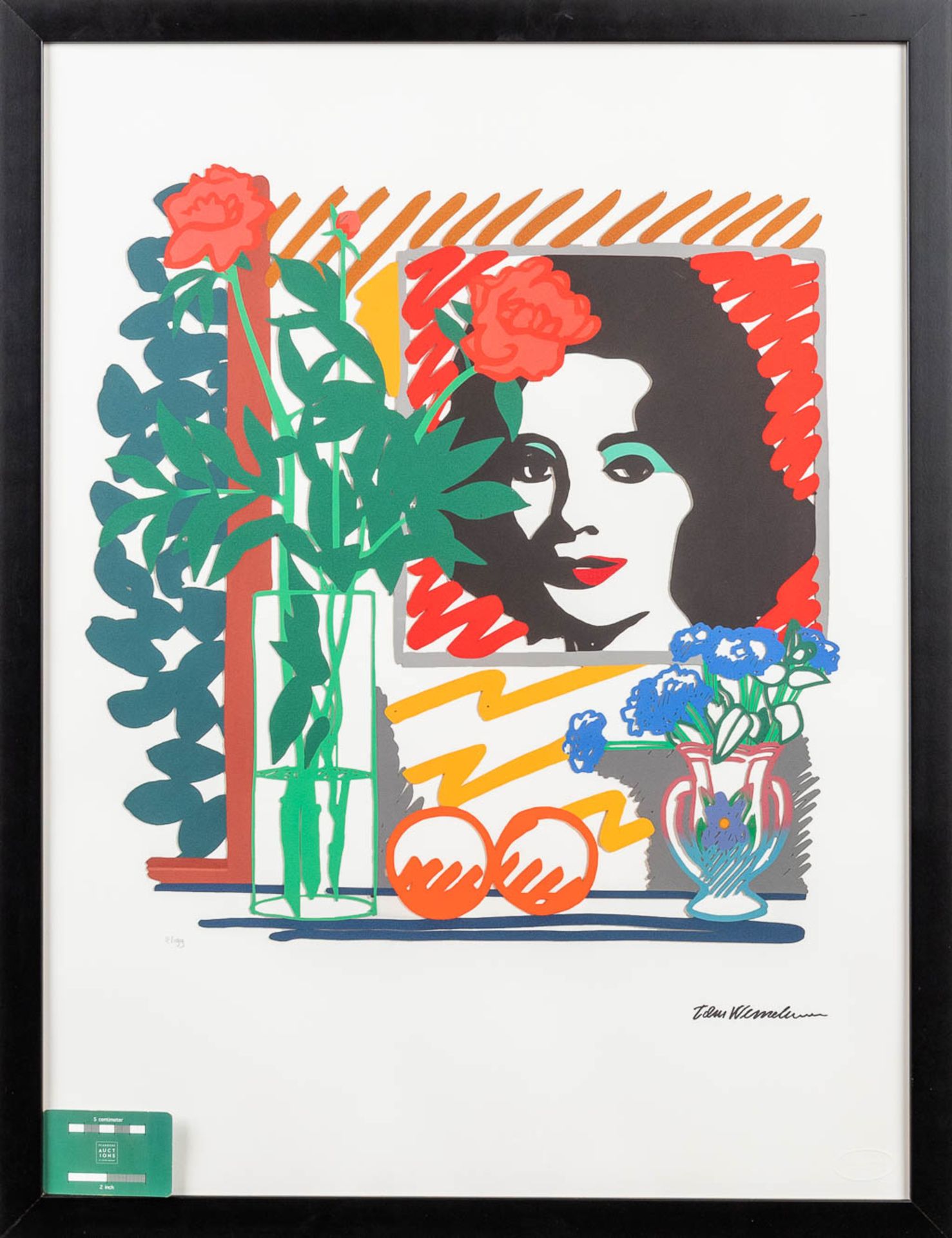 Tom WESSELMANN (1931-2004)(after) &quot;Still Life with Liz&quot; a framed print. (W: 56 x H: 75 cm) - Image 2 of 8