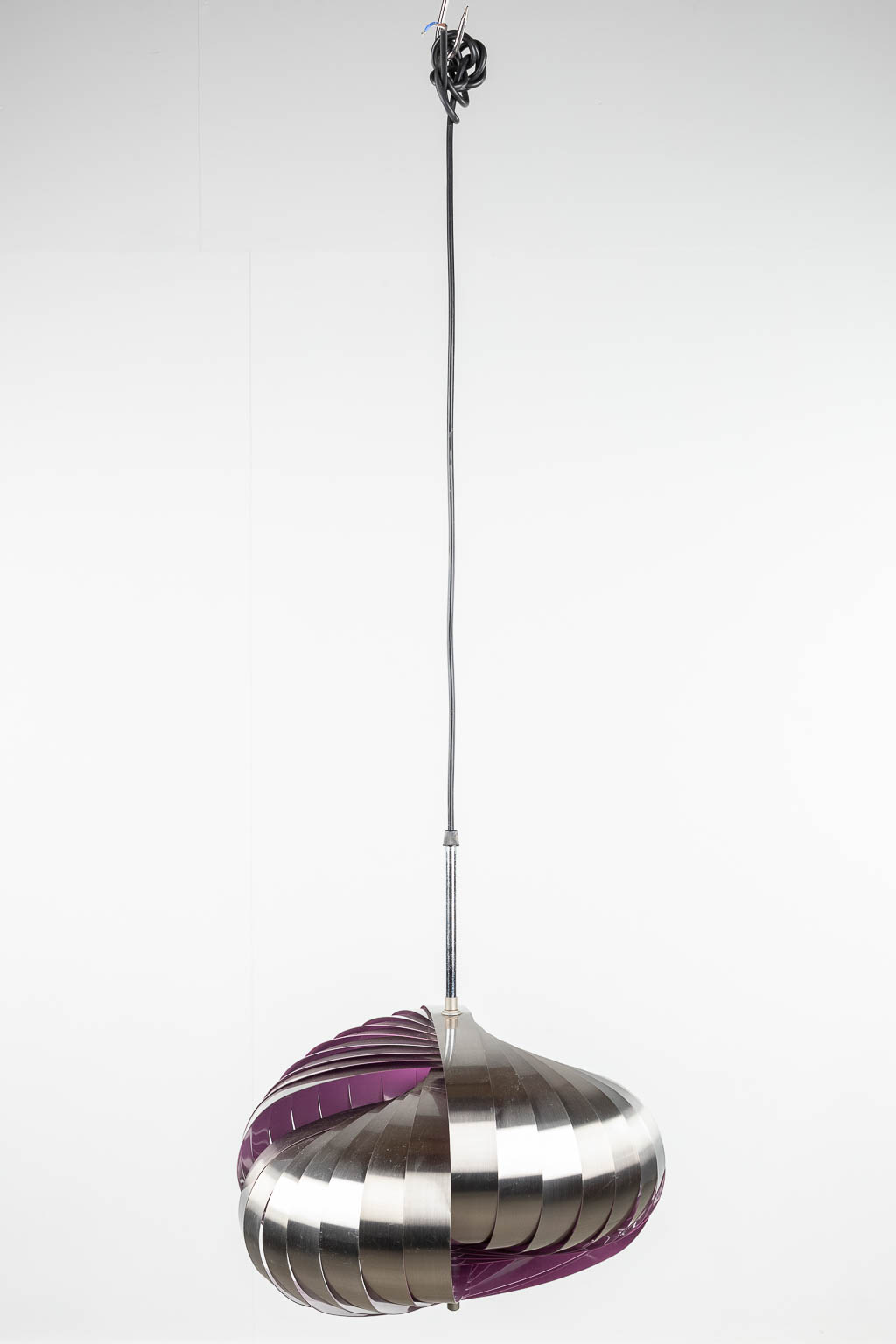 Henri MATHIEU (XX) 'Pendant light' metal, circa 1970. (W: 40 x H: 45 cm) - Image 8 of 8