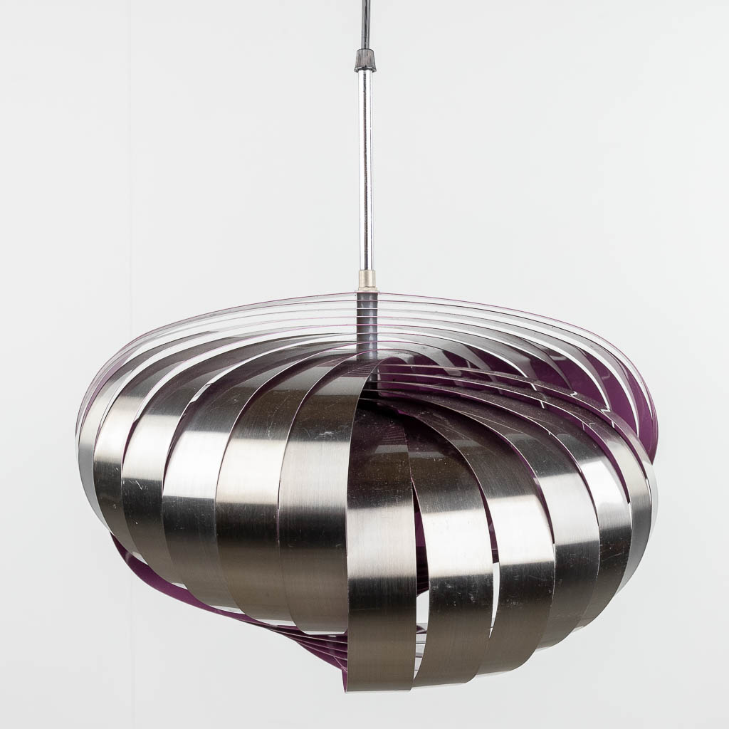 Henri MATHIEU (XX) 'Pendant light' metal, circa 1970. (W: 40 x H: 45 cm) - Image 3 of 8