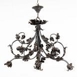 Louis VAN BOECKEL (1857-1944) a chandelier made of wrought iron. (H: 60 x D: 66 cm)