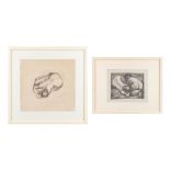 Aristide MAILLOL (1861-1944) 'Les Femmes' a set of 2 lithographs. (W: 41 x H: 39 cm)