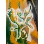 Charles DELPORTE (1928-2012) 'Bouquet Pennigerien' oil on panel. (W: 60 x H: 80 cm)