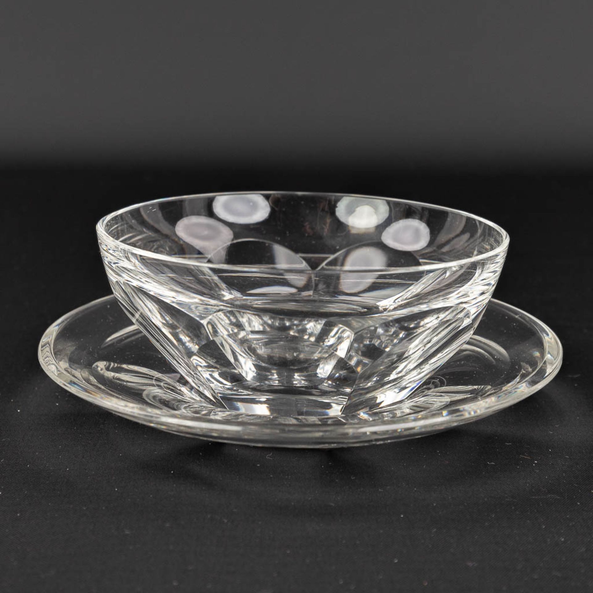 Val Saint Lambert, an assembled collection of crystal glasses. (H: 15 x D: 9 cm) - Image 6 of 7