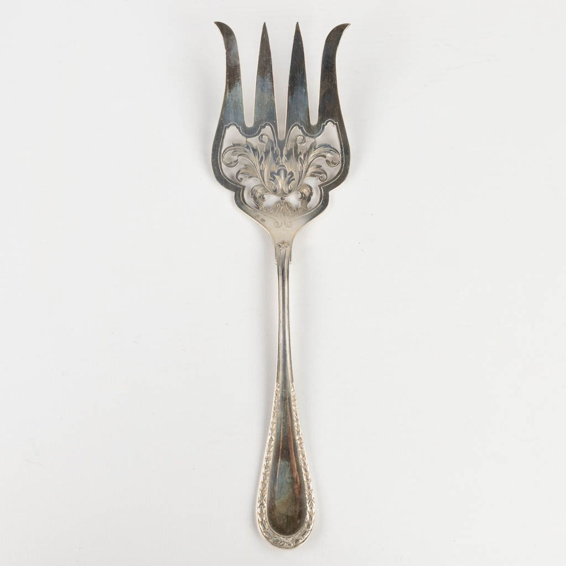 Wolfers Frres Brussels, a 166-piece silver cutlery set. Marked A800. 7041g. (W: 9 x H: 34 cm) - Image 9 of 18