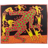 Keith HARING (1958-1990)(after) a coloured print. (W: 107 x H: 89 cm)