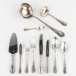 Christofle 'Marley', a set of silver-plated cutlery, 84 pieces.