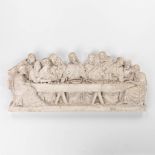 Henri PICKERY (1828-1894) 'The Last Supper', a plaster design. (W: 111 x H: 48 cm)