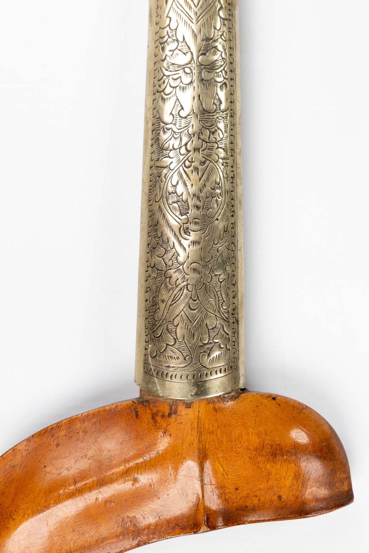 A collection of 4 'Kris' swords, Java, 18de/19de eeuw. (W: 74 cm) - Image 17 of 17