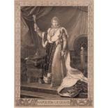 Auguste Gaspard Louis DESNOYERS (1779-1857) 'Napoleon Le Grand' an engraving. (W: 50 x H: 66 cm)