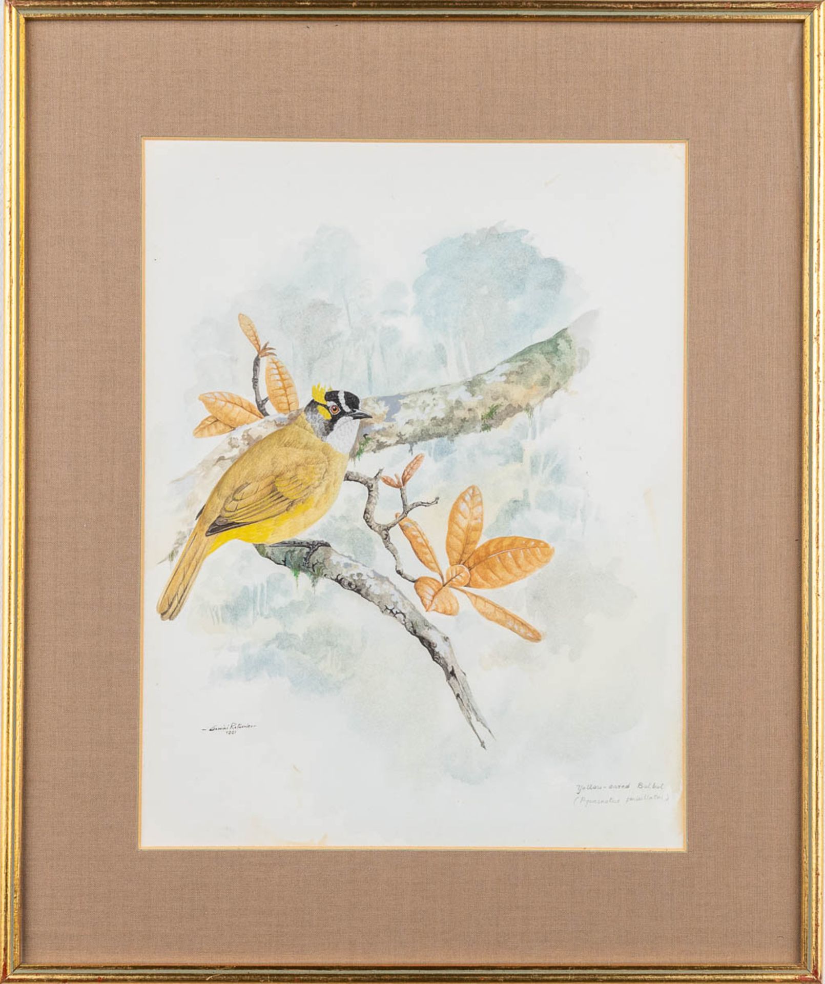 Gamini P. RATNAVIRA (1949) a collection of 4 drawings, watercolour on paper. (W: 26 x H: 34 cm) - Image 5 of 24