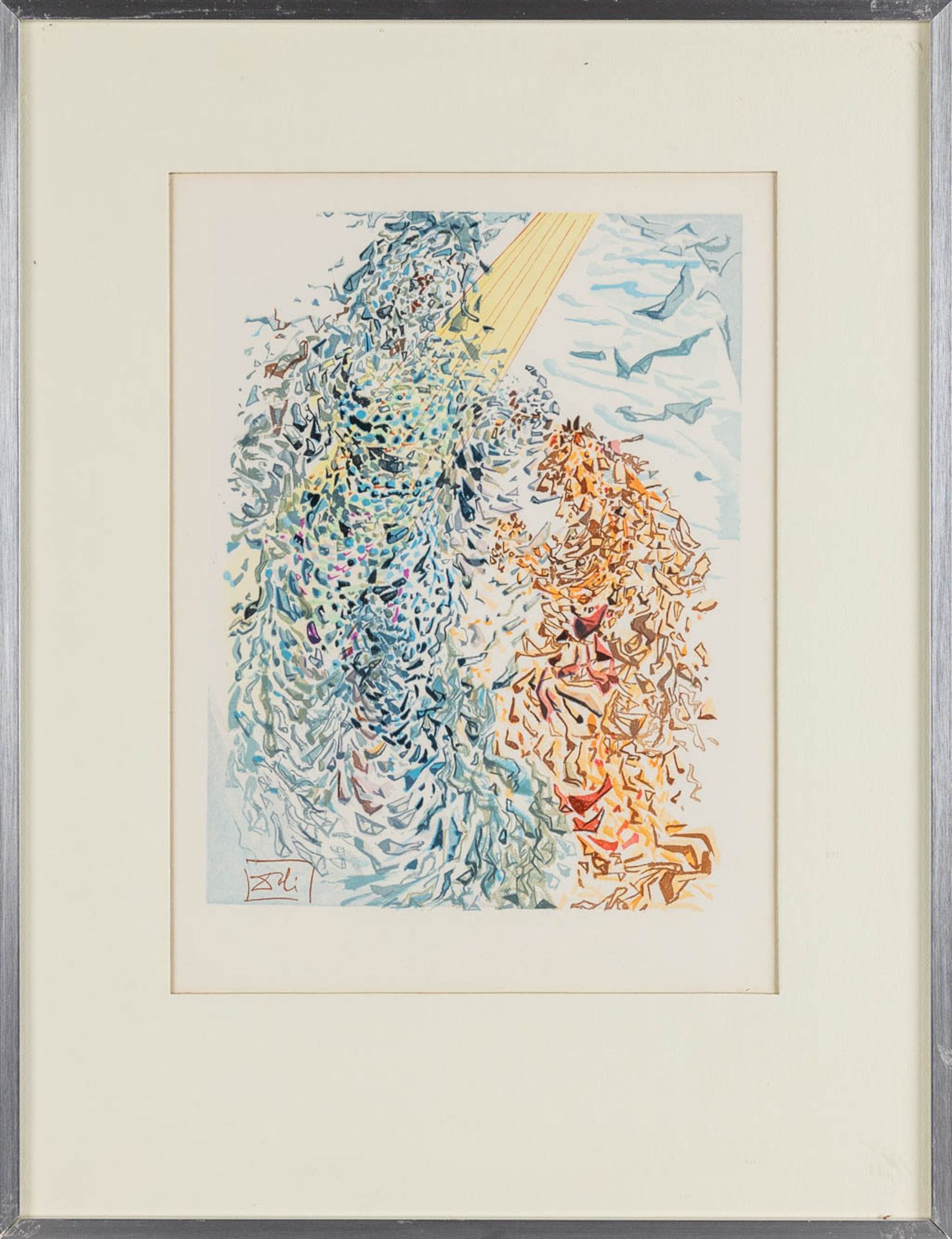 Salvador DALI (1904-1989) 'Dante Alegieri: Divine Comedy', a set of 8 prints. (W: 21,5 x H: 29 cm) - Image 2 of 19