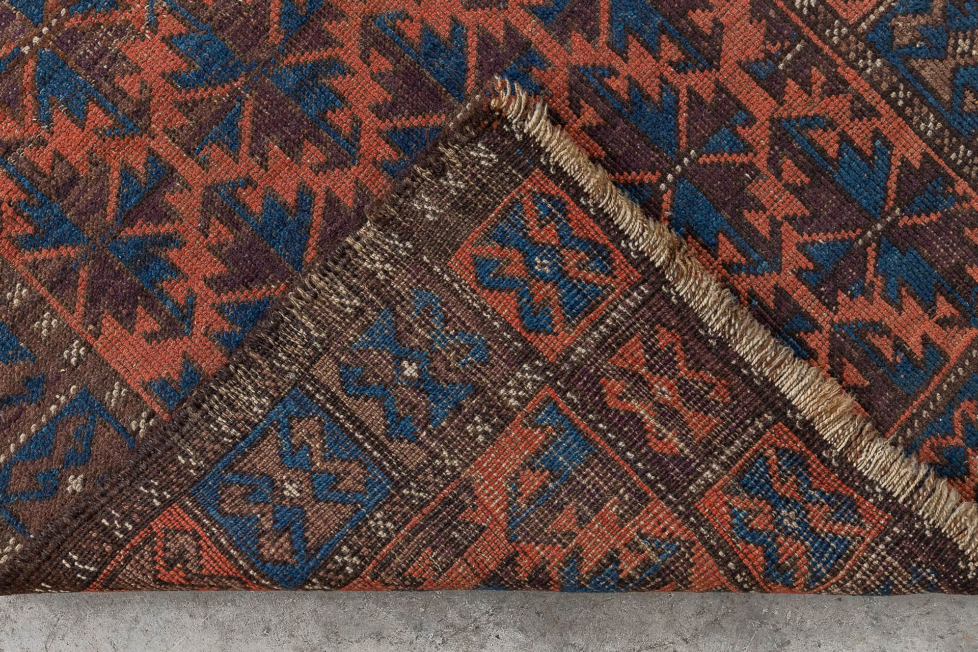 A collection of 3 Oriental hand-made carpets, probably Caucasian. (L: 157 x W: 116 cm) - Image 10 of 11