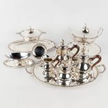 Sivar (Delheid), a silver-plated coffee, tea service, table accessories and serve ware. (L: 38,5 x W