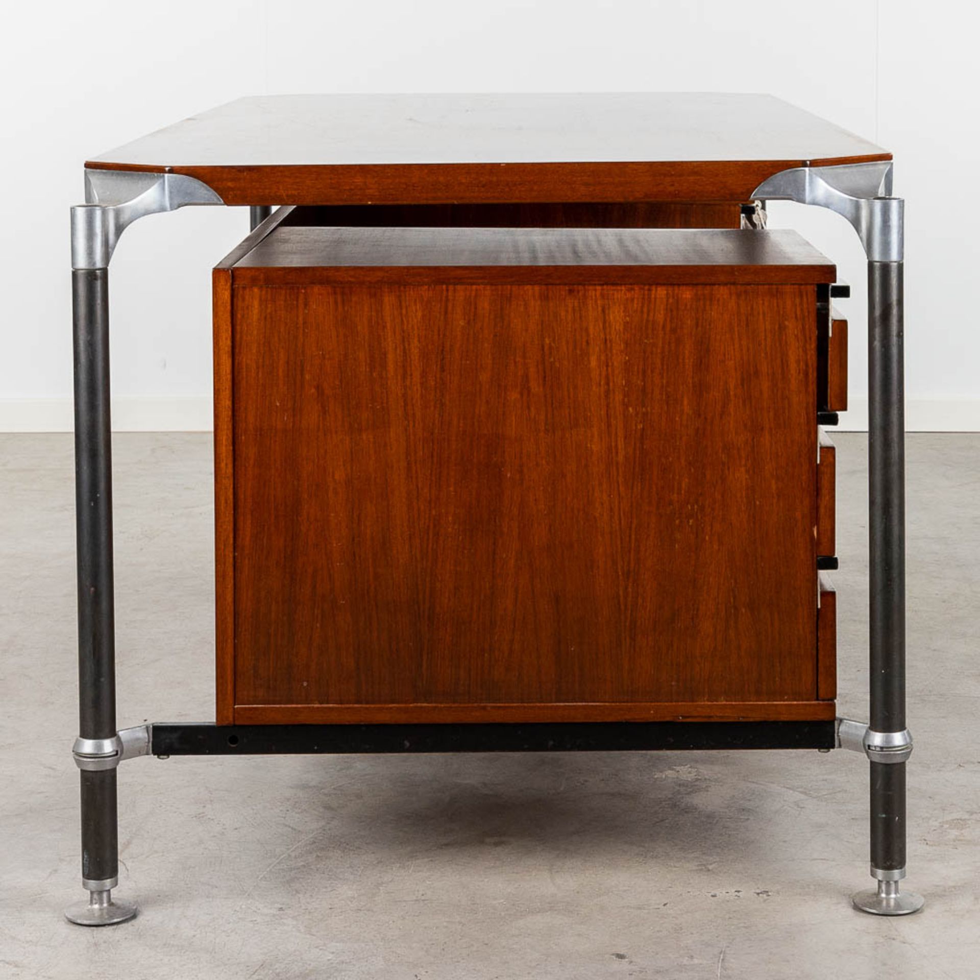 Ico PARISI (1916-1996) 'Desk' voor Mim Roma. (L: 80 x W: 160 x H: 73 cm) - Image 15 of 17