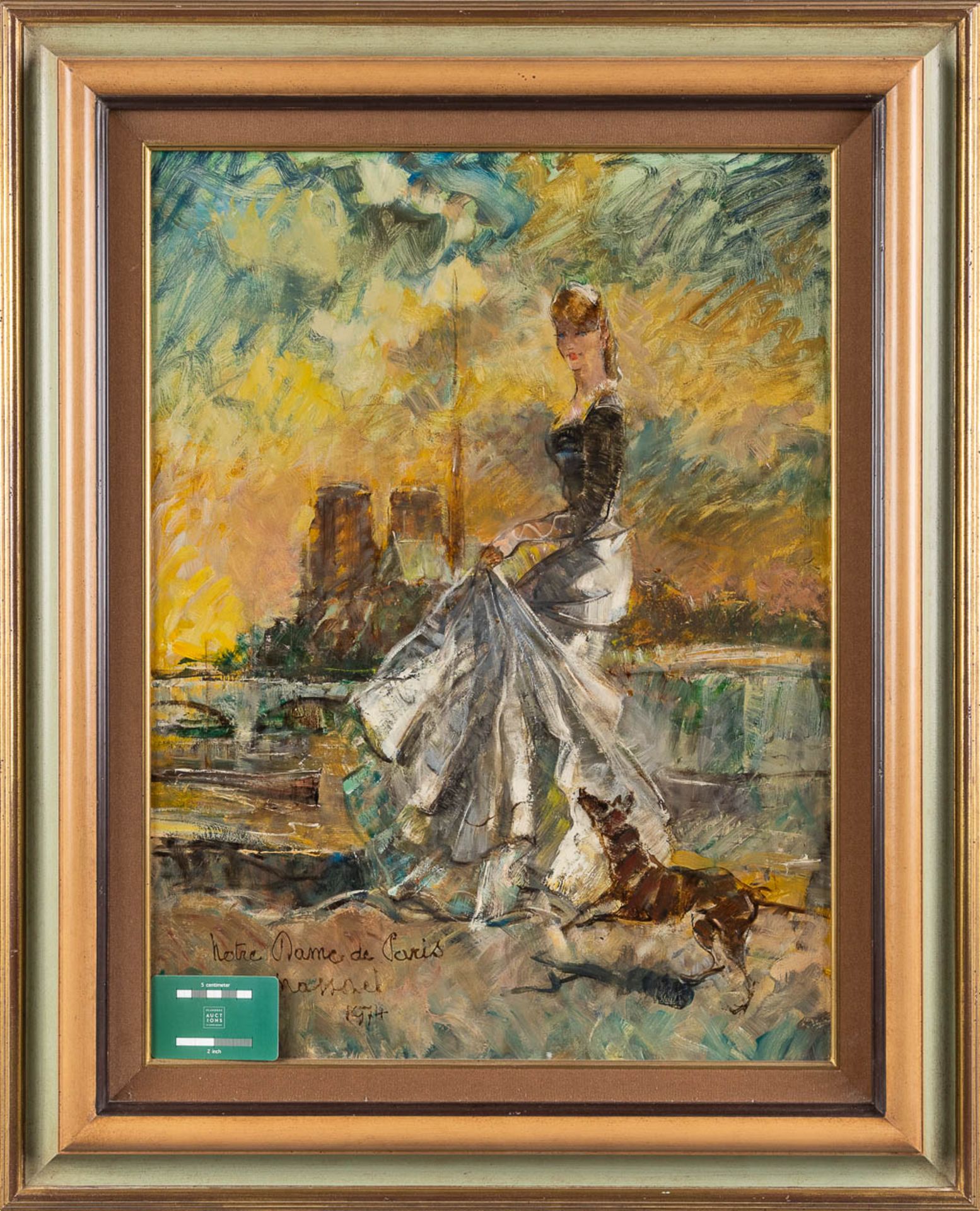 Armand MASSONET (1892-1979) 'Notre Dame De Paris' oil on canvas, 1974. (W: 46 x H: 62 cm) - Image 2 of 7