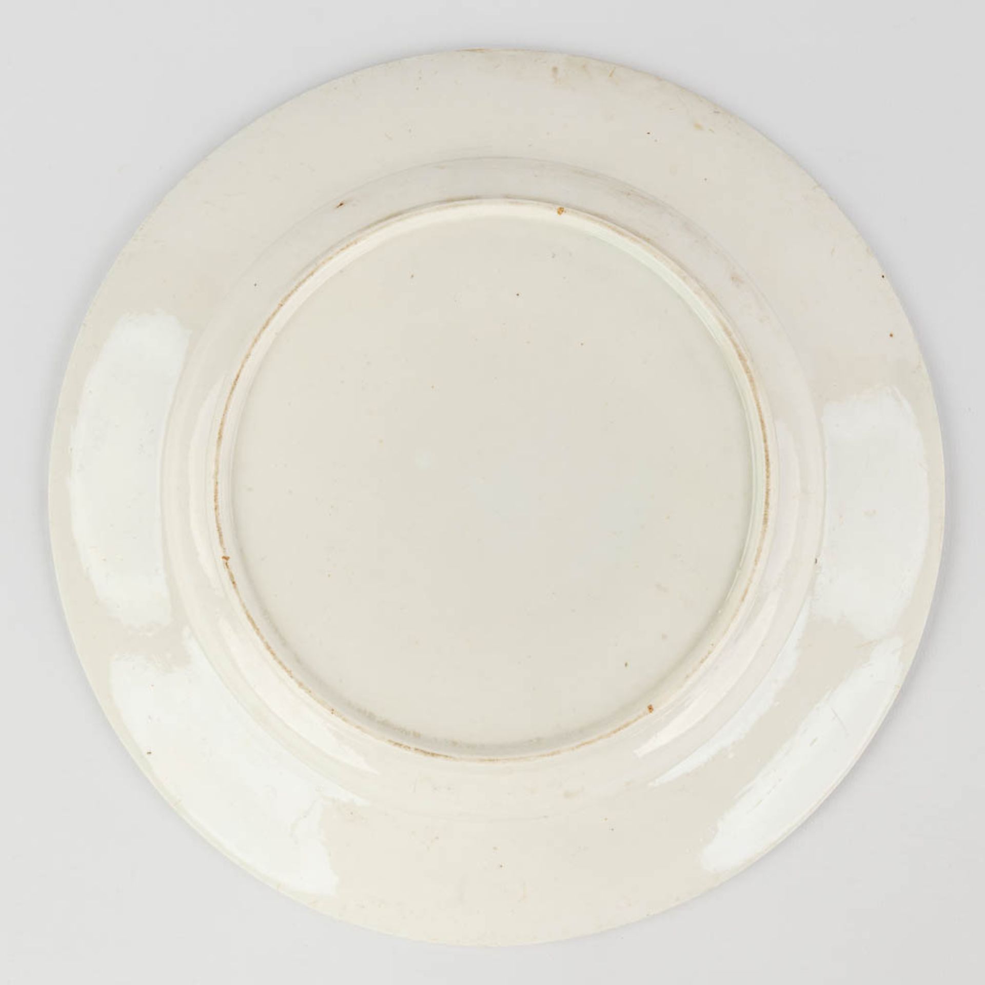 Old Doornik 'Decor ˆ la Mouche' a collection of 37 dinner plates. 18th C. (D: 30 cm) - Image 13 of 13