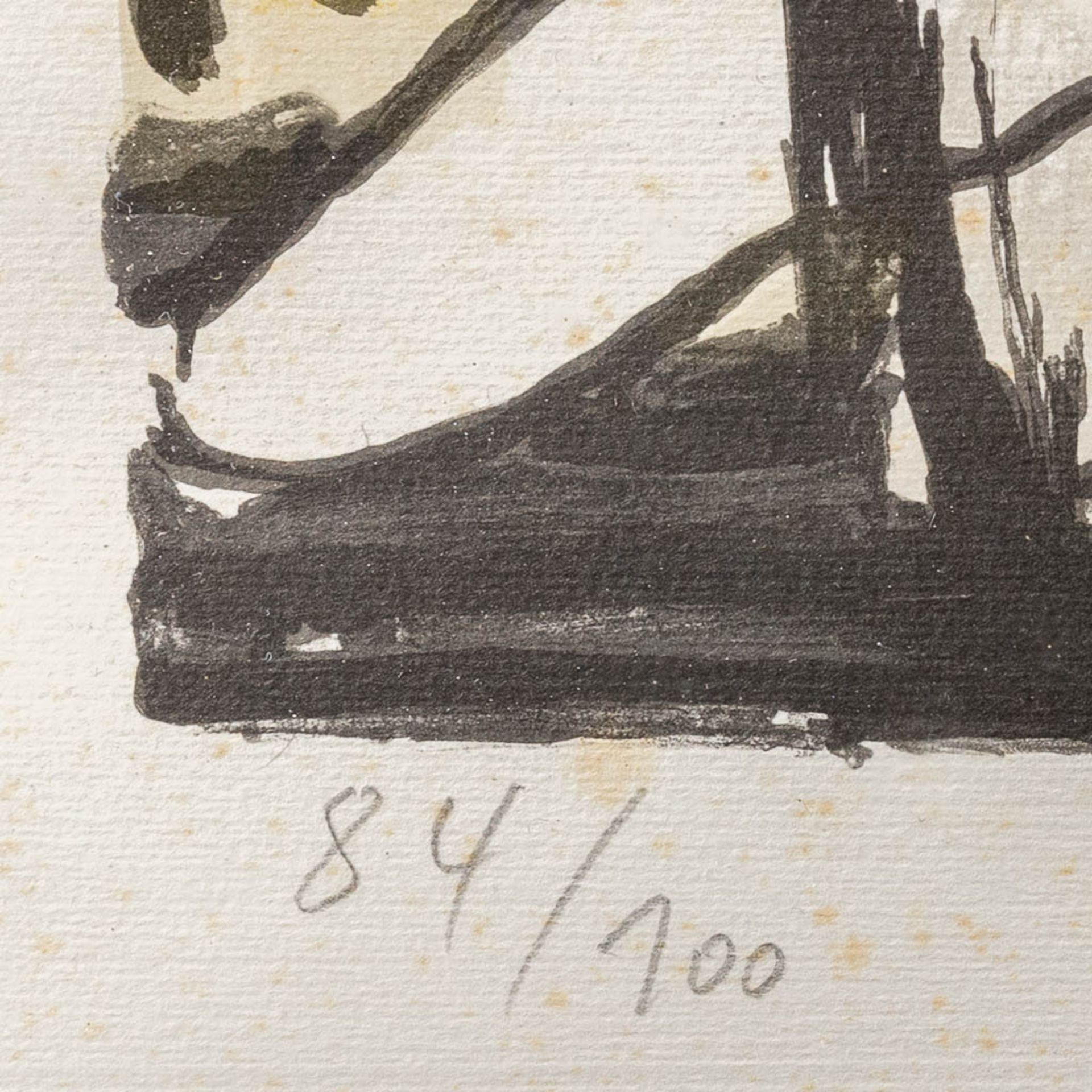 CORNEILLE (1922-2010) 'No title' a lithograph. 1975. (W: 39 x H: 50 cm) - Image 4 of 6