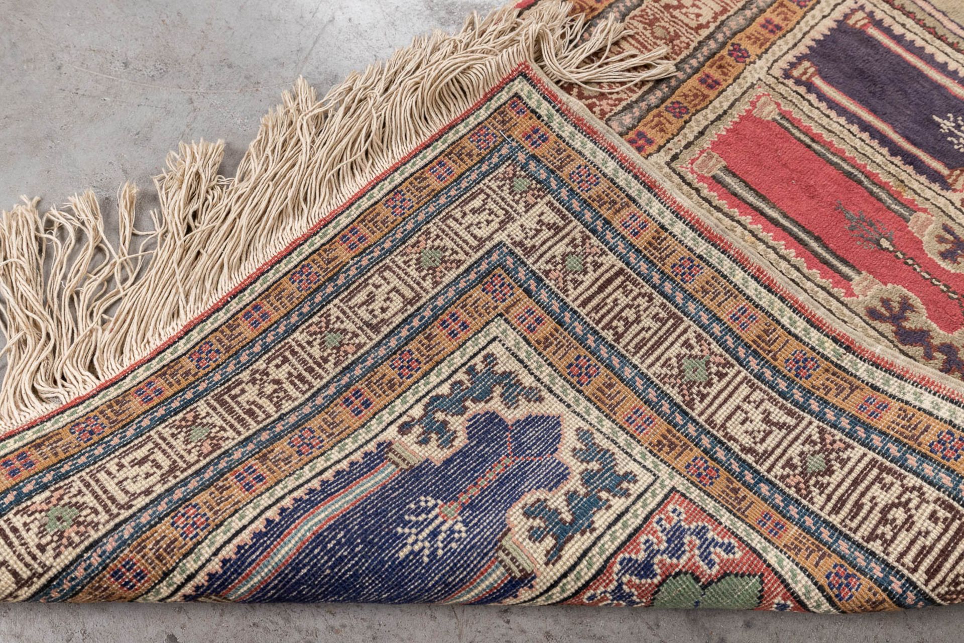 A collection of 2 Oriental hand-made carpets. Persia. (L: 220 x W: 134 cm) - Image 10 of 10