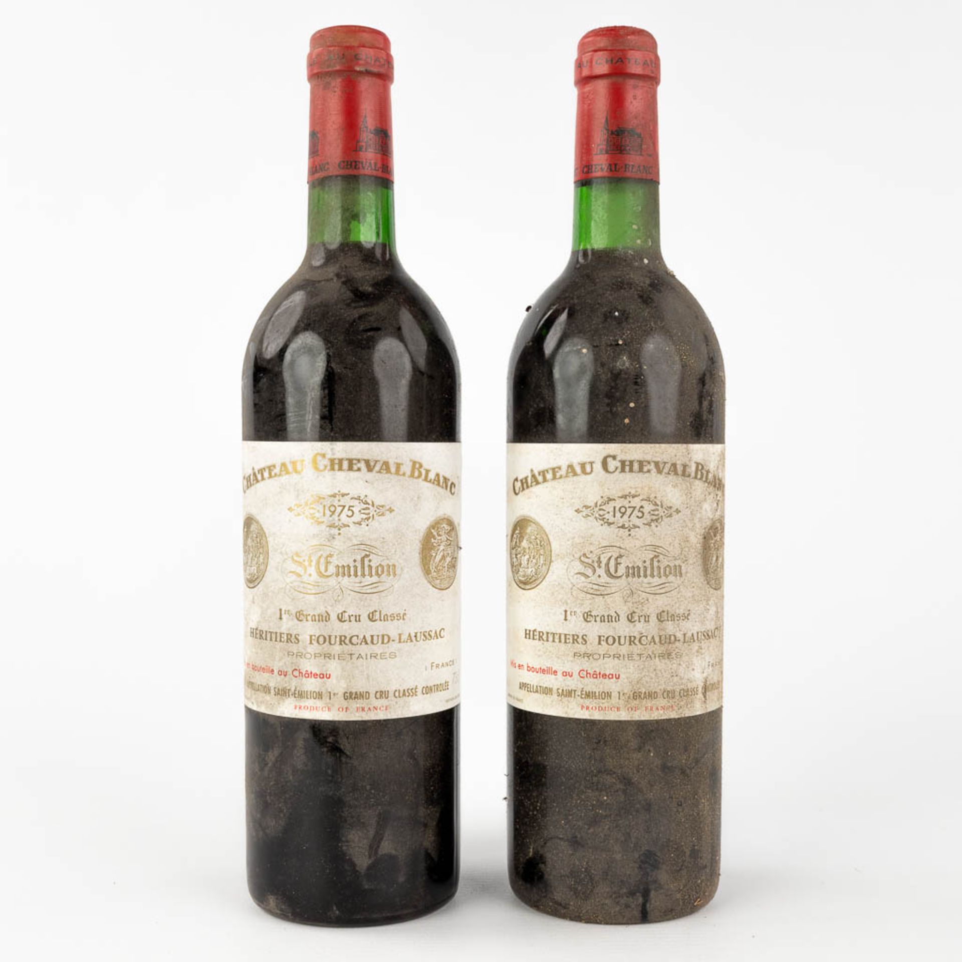 Chateau Cheval Blanc 1975, 2 bottles.