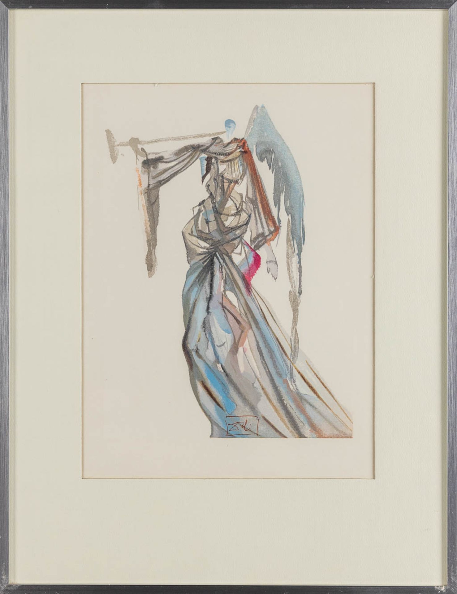 Salvador DALI (1904-1989) 'Dante Alegieri: Divine Comedy', a set of 8 prints. (W: 29 x H: 29 cm) - Image 7 of 18