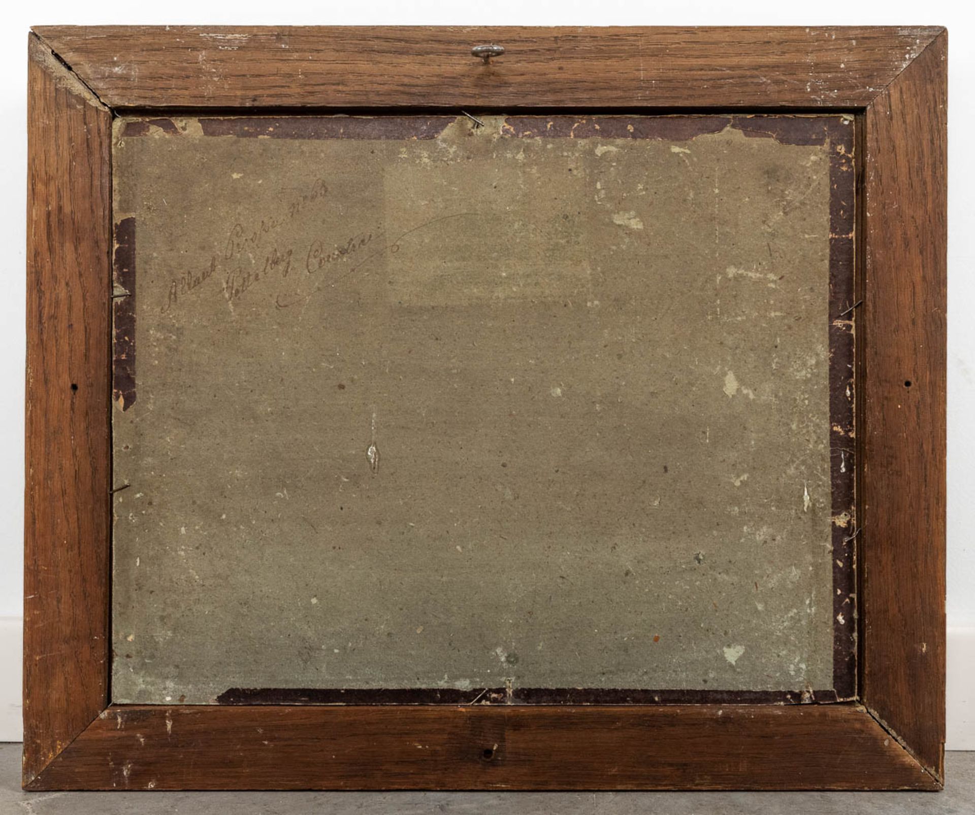 Edouard WOUTERMAERTENS (1819-1897) 'Ram' oil on board. (W: 38 x H: 30 cm) - Image 6 of 7