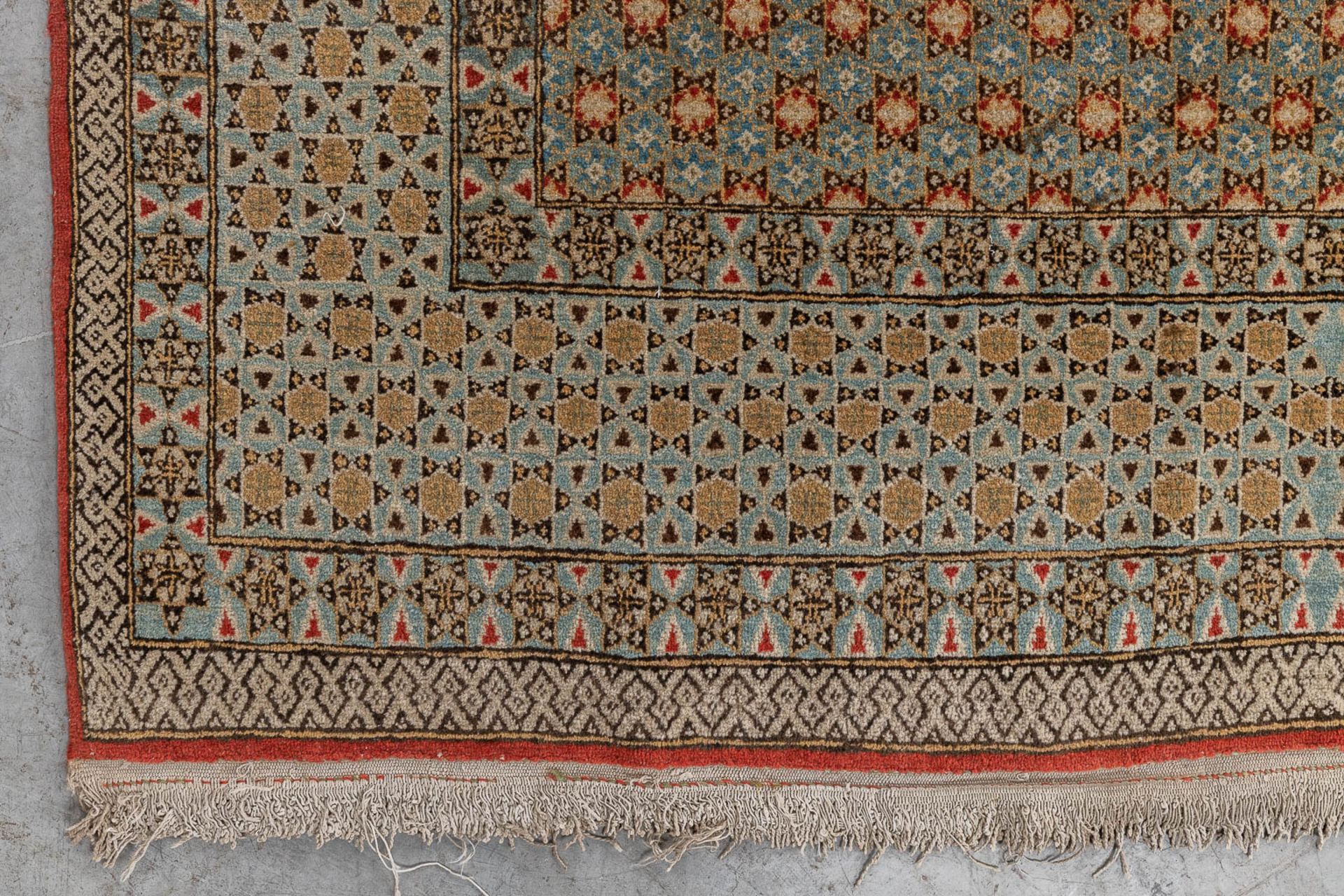 A collection of 2 Oriental hand-made carpets. Persia. (L: 220 x W: 134 cm) - Image 7 of 10